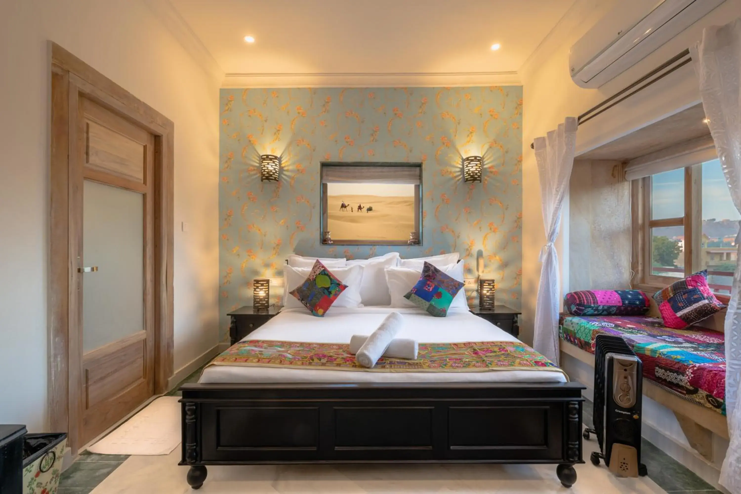 Bedroom, Bed in Hotel Meri Haveli Bedroom, Bed in Hotel Meri Haveli