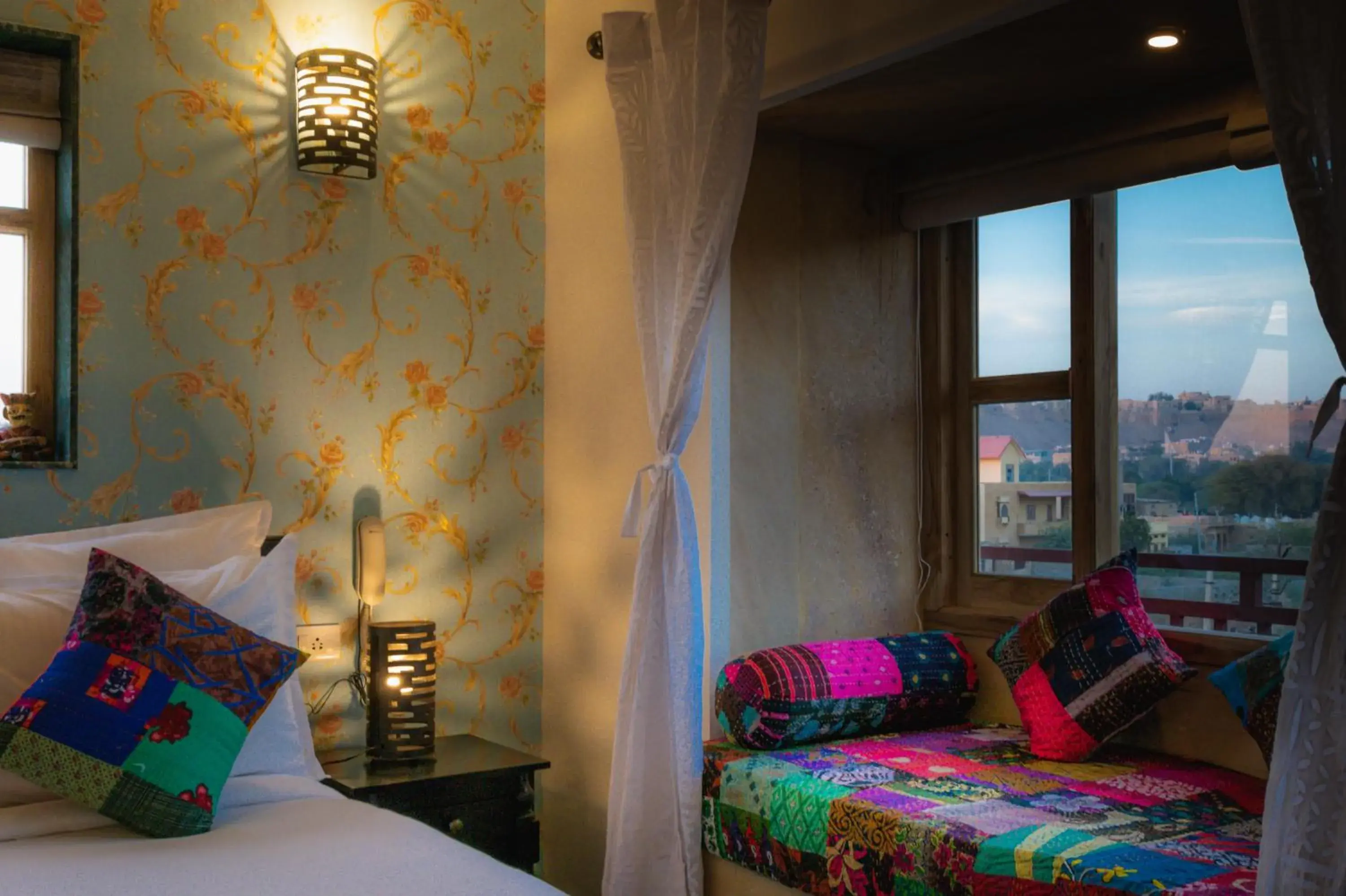 City view, Bed in Hotel Meri Haveli City view, Bed in Hotel Meri Haveli