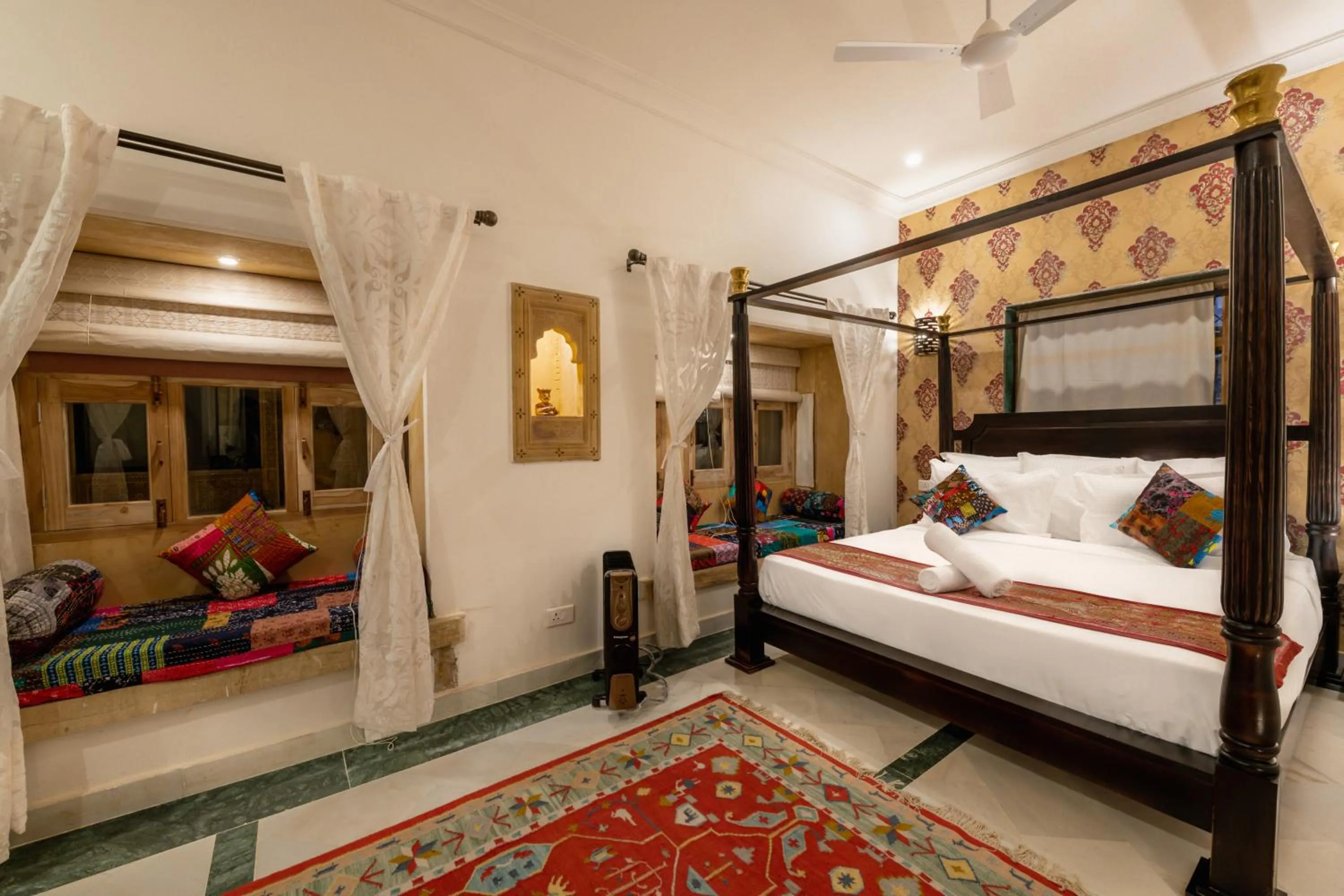Photo of the whole room, Bed in Hotel Meri Haveli