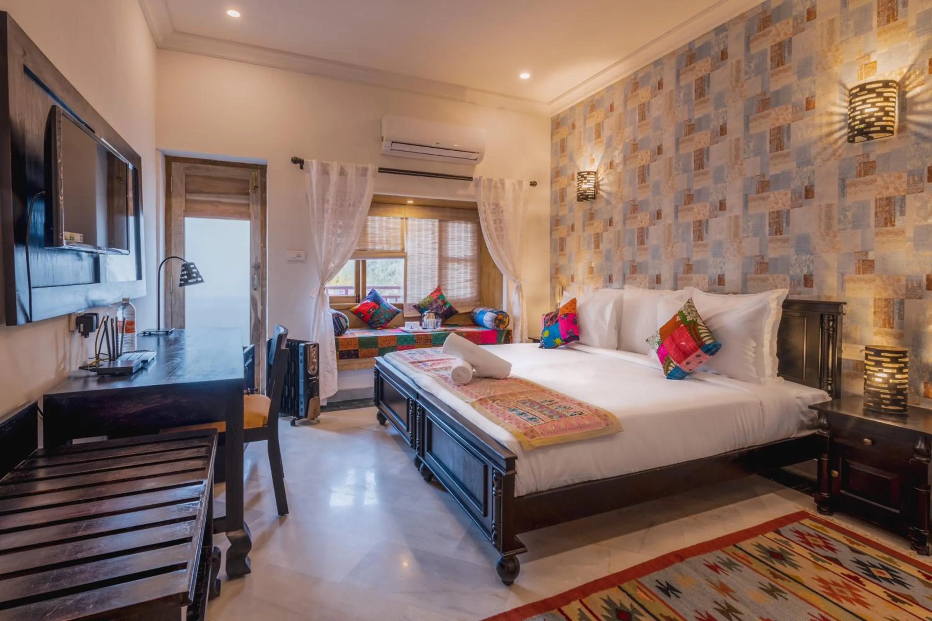 Bedroom, Bed in Hotel Meri Haveli