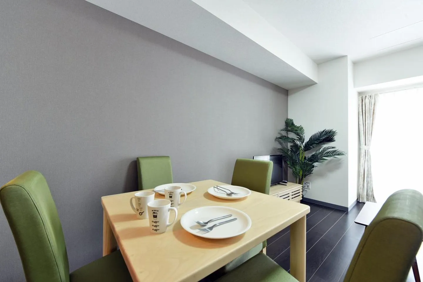 Dining area in Sun Court Hongodori Garden Hills