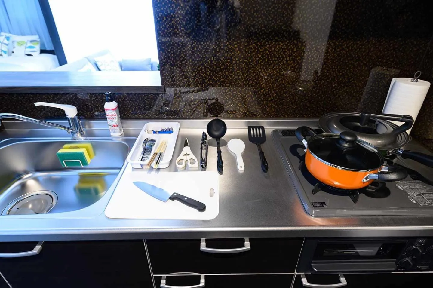 Kitchen or kitchenette in Baycourt Otaru