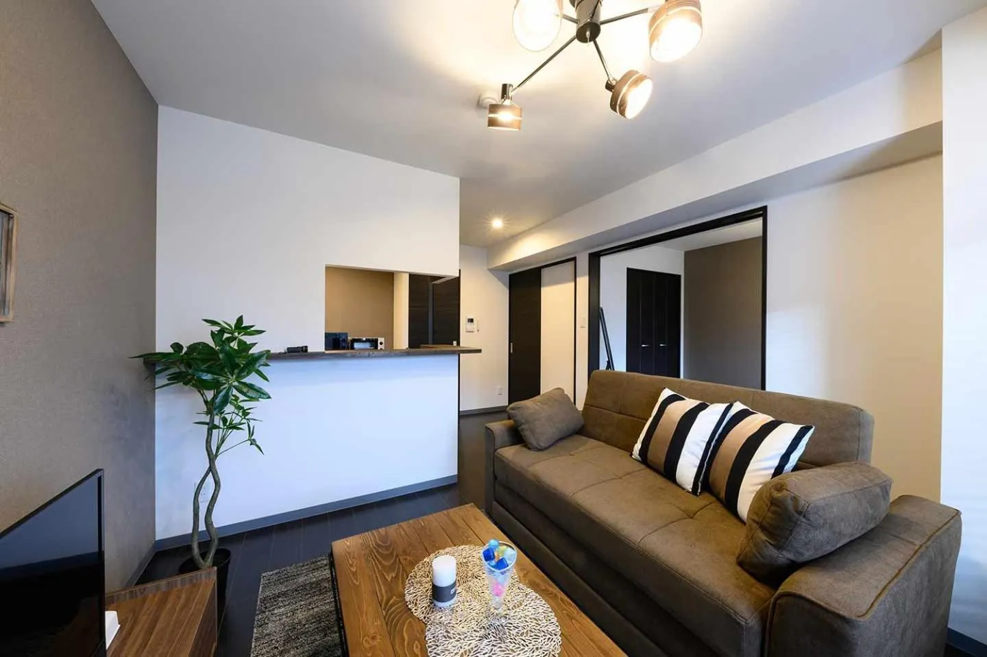 Living room in Baycourt Otaru