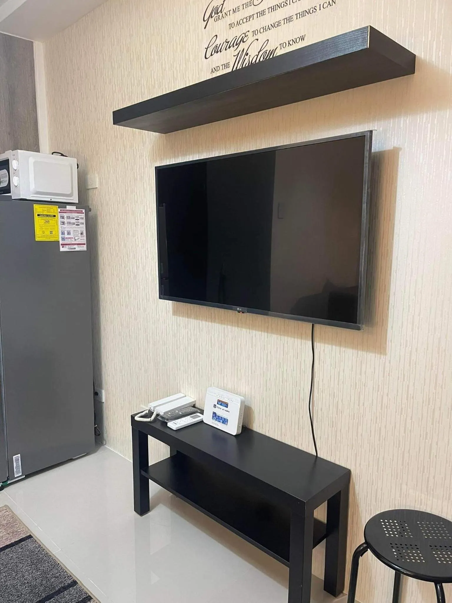 TV and multimedia in Staycation Mandaluyong Fame residences greenfield district by darpm