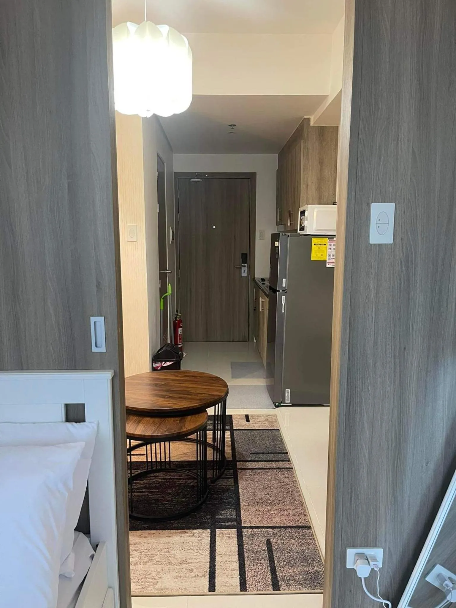 Bed in Staycation Mandaluyong Fame residences greenfield district by darpm