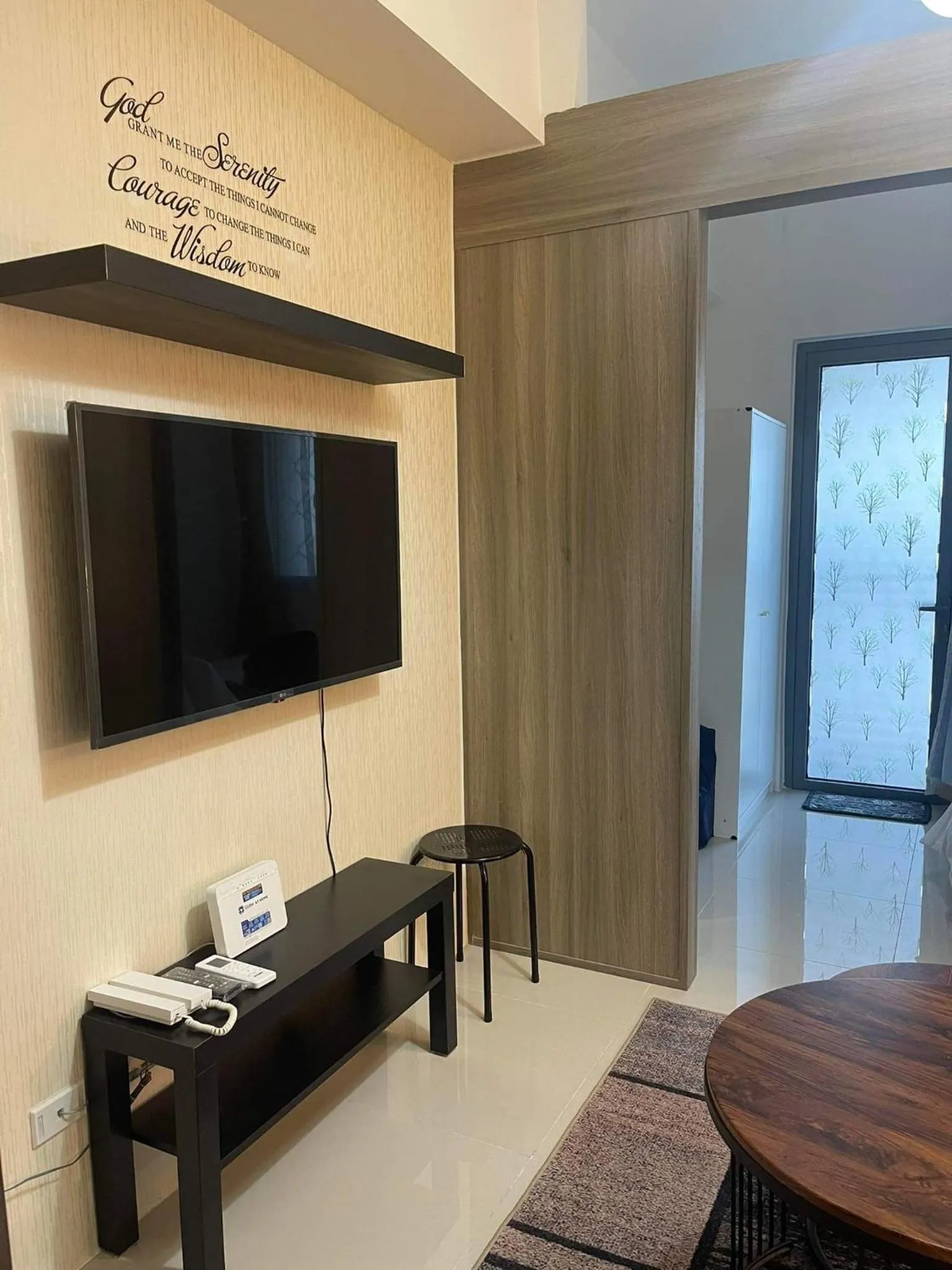 TV and multimedia in Staycation Mandaluyong Fame residences greenfield district by darpm