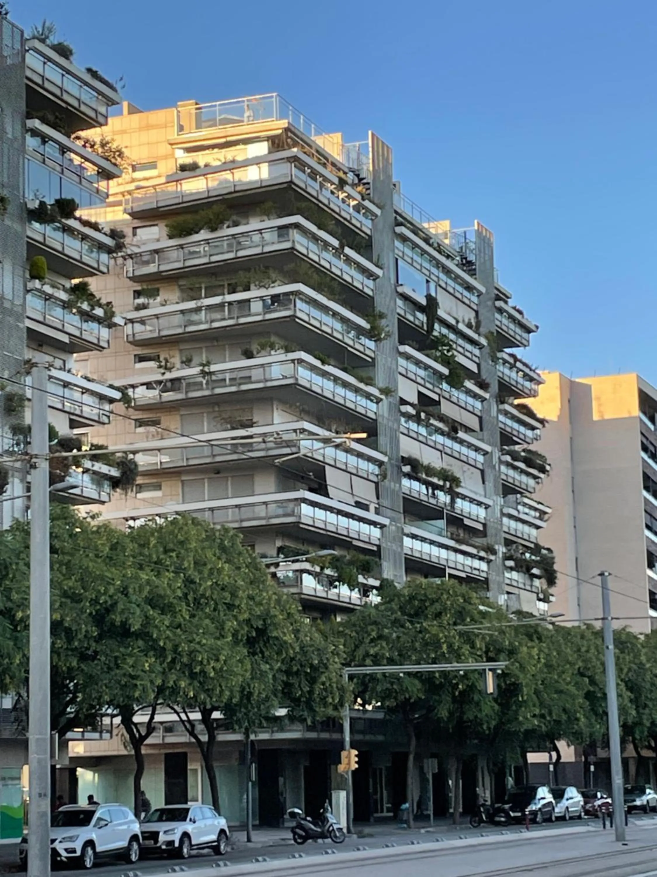 Property building in Standing Apartment Barcelona Forum
