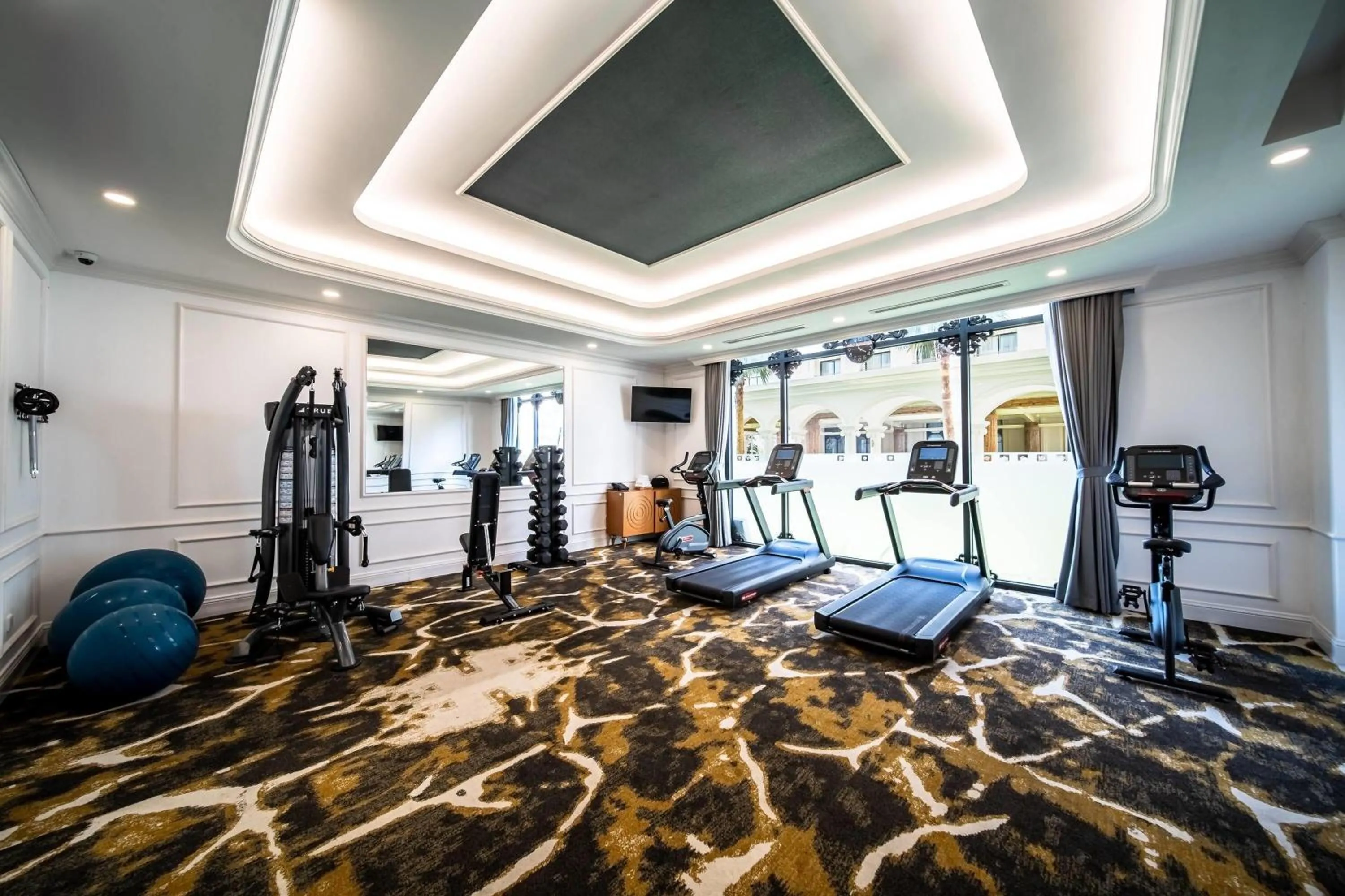 Fitness centre/facilities in Wyndham Garden Grandworld Phu Quoc