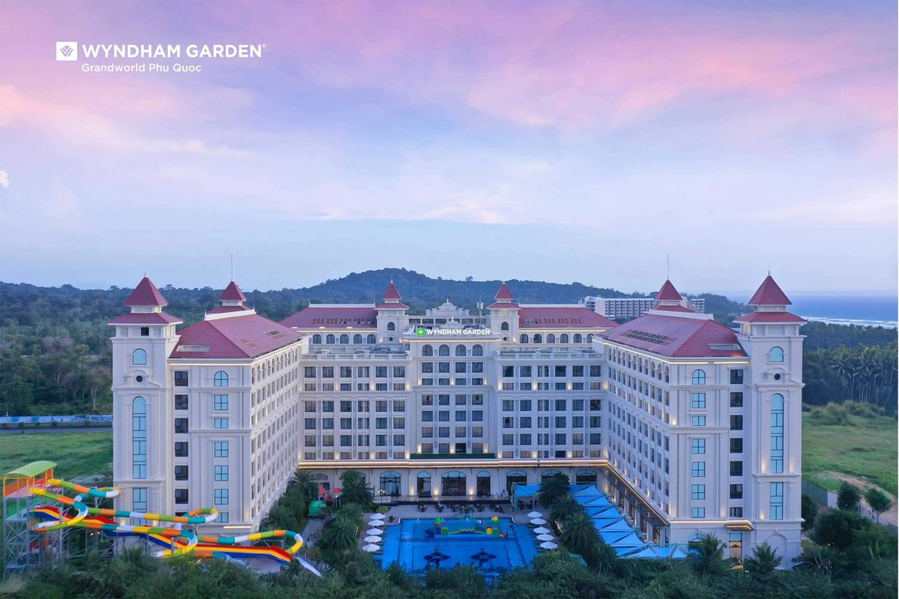Property building in Wyndham Garden Grandworld Phu Quoc