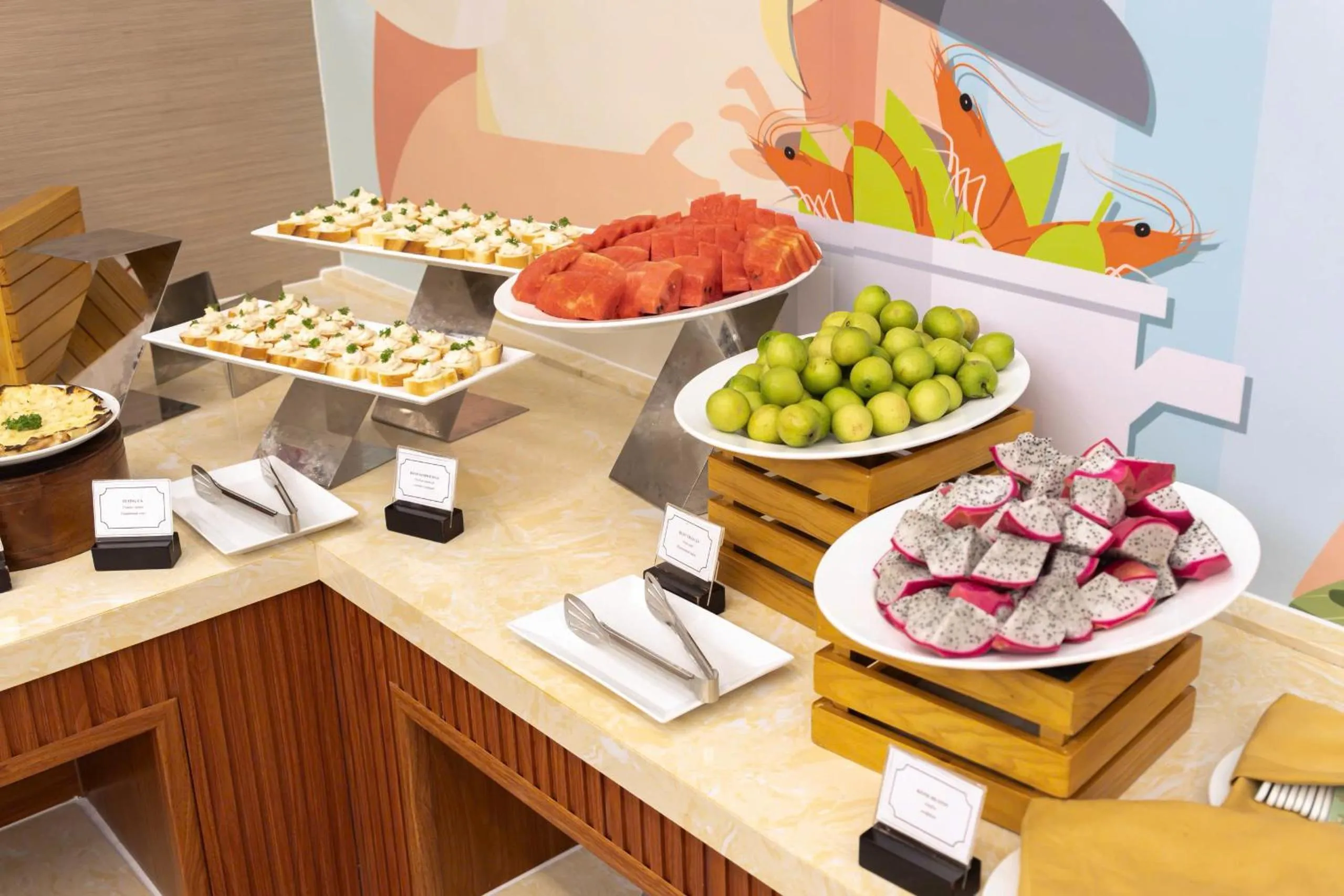 kitchen in Wyndham Garden Grandworld Phu Quoc