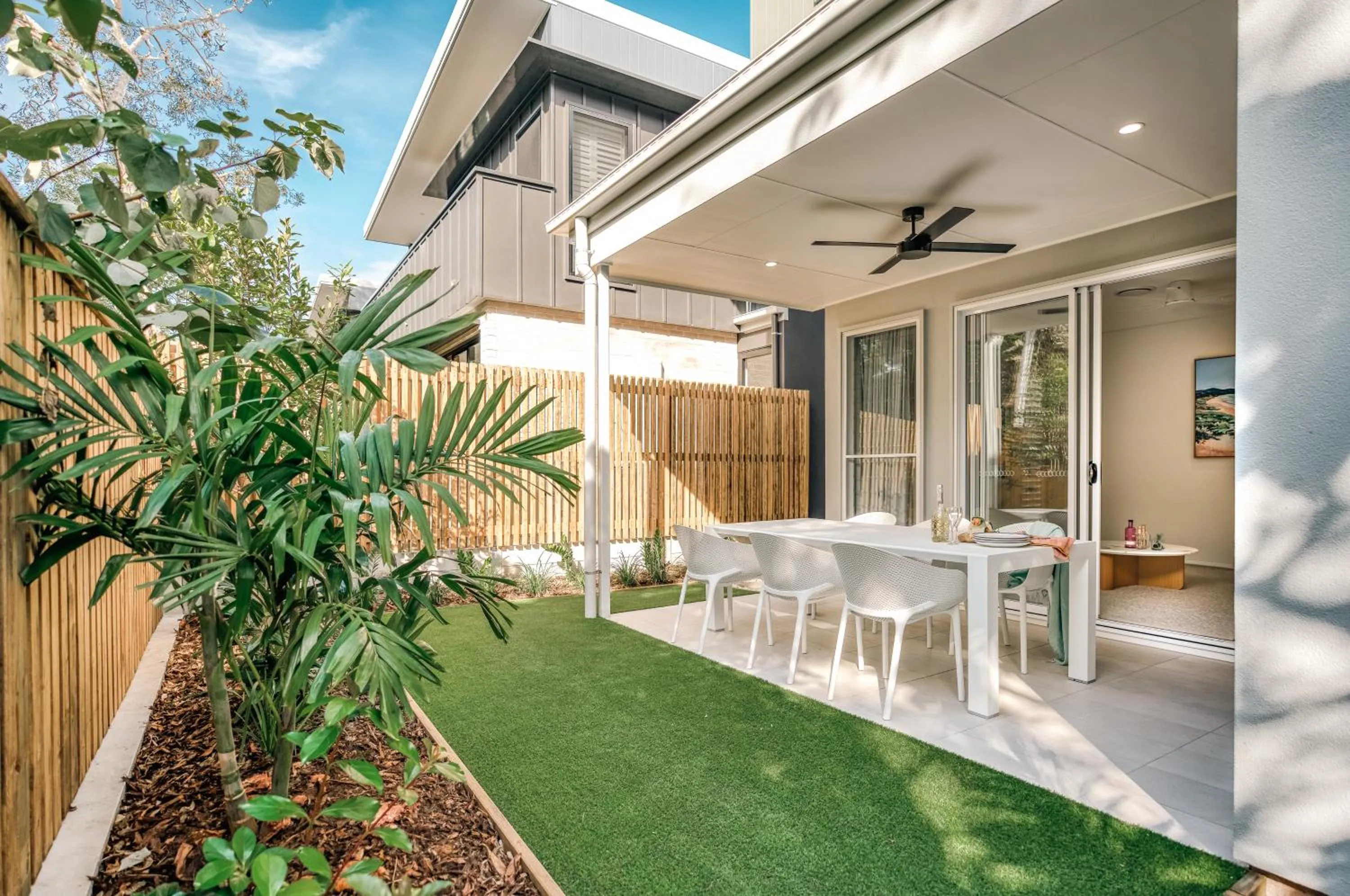 Garden view in Essence Peregian Beach