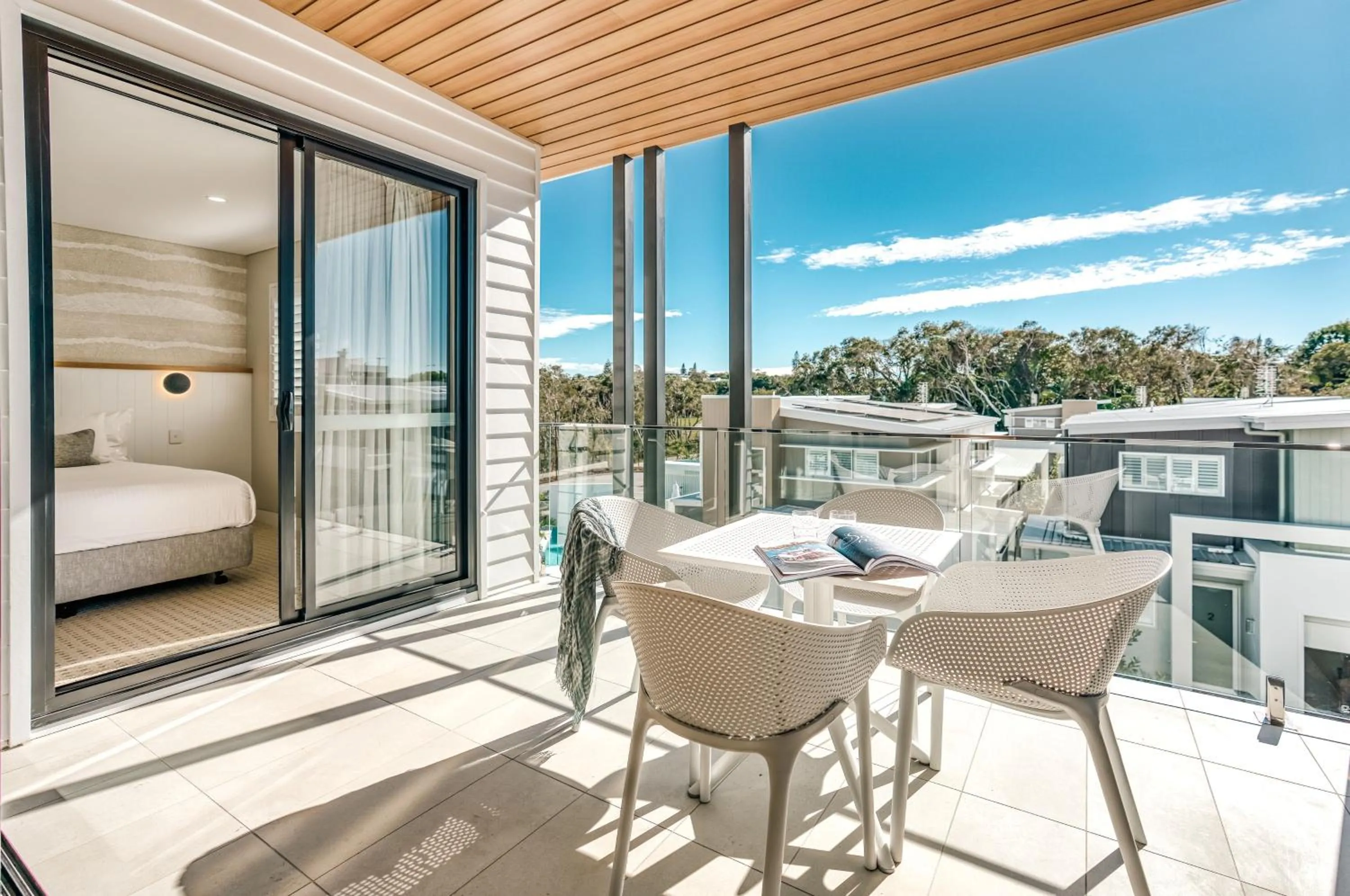 Balcony/Terrace, Bed in Essence Peregian Beach