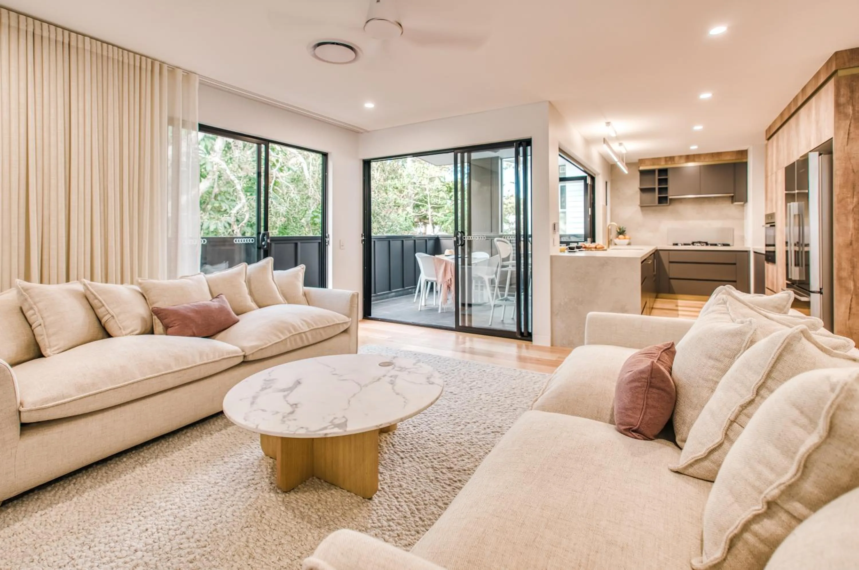 Seating area in Essence Peregian Beach