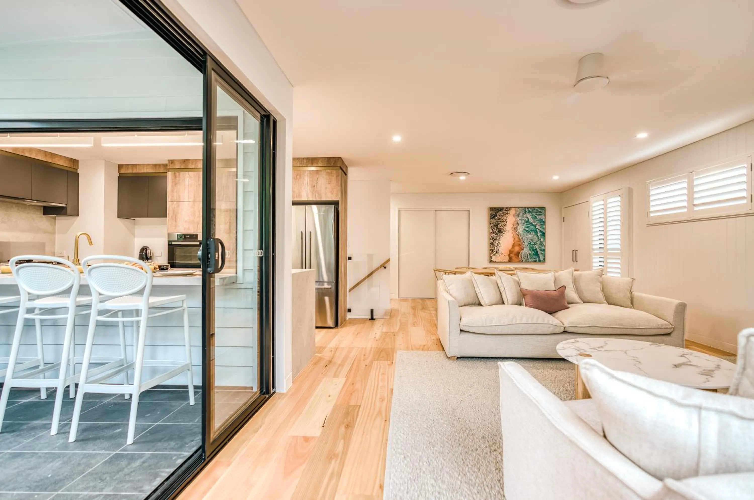 Living room in Essence Peregian Beach