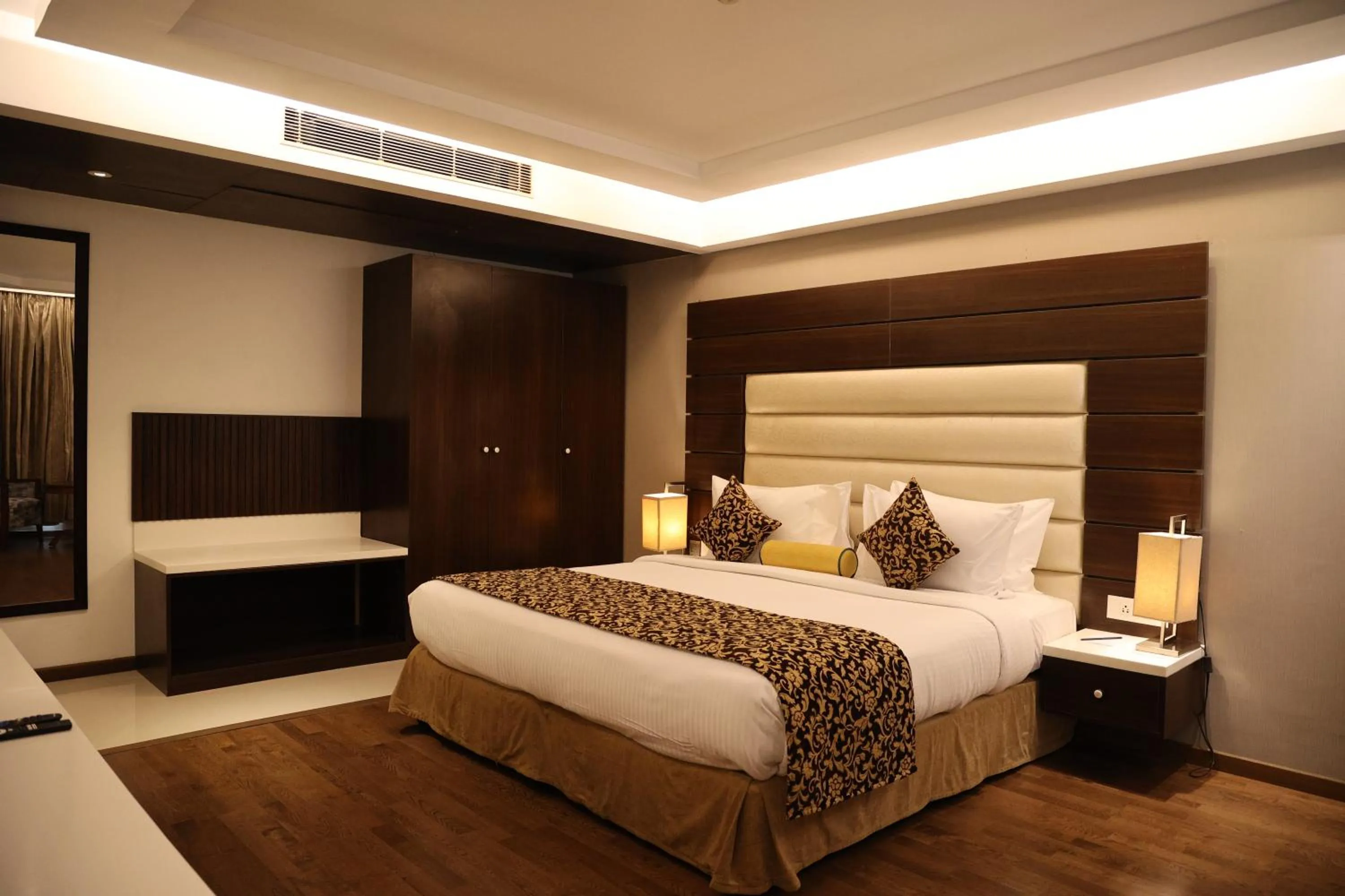 Bedroom in Utopian Luxe