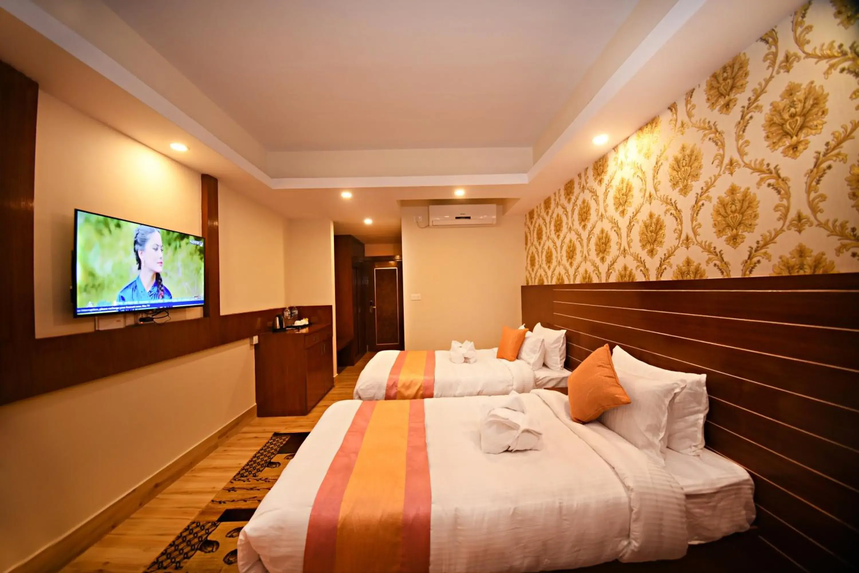 Bed in Hotel Simal Bed in Hotel Simal