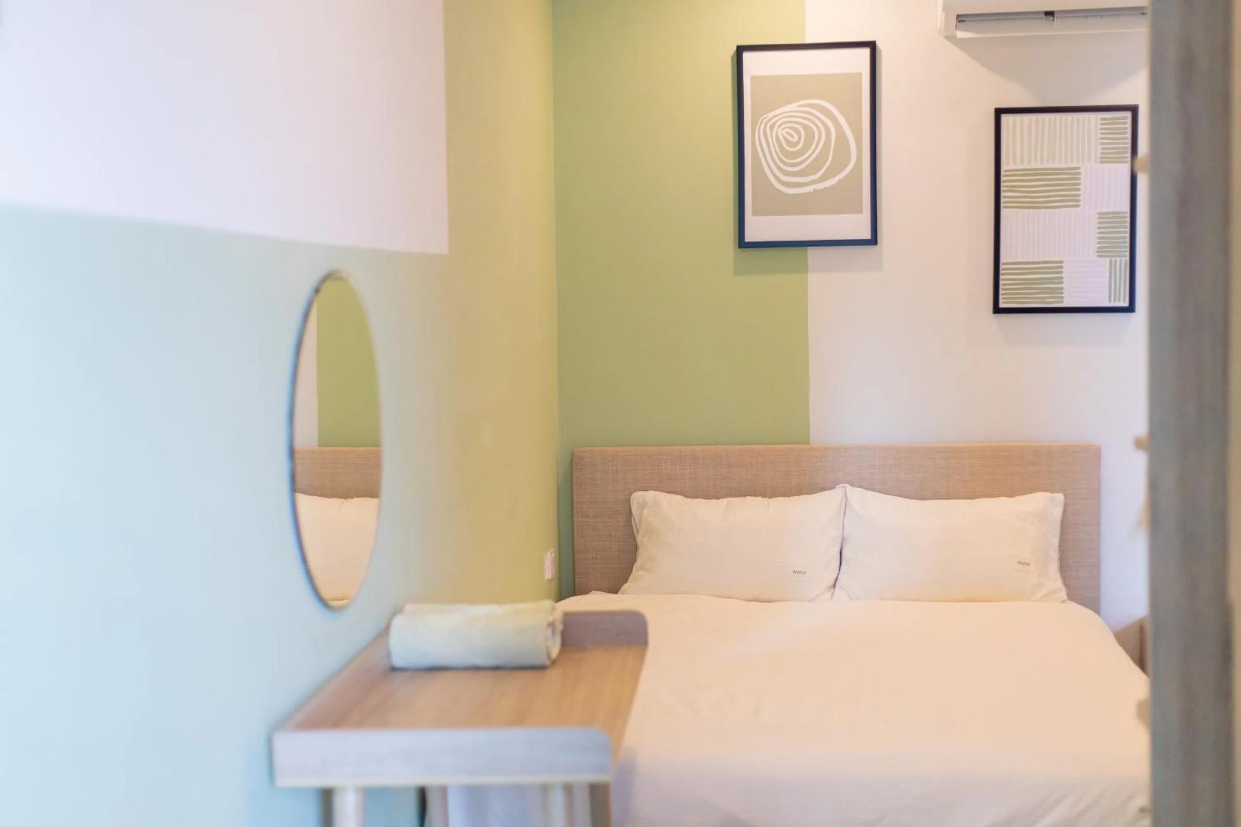 Bedroom in The Sóng apartment