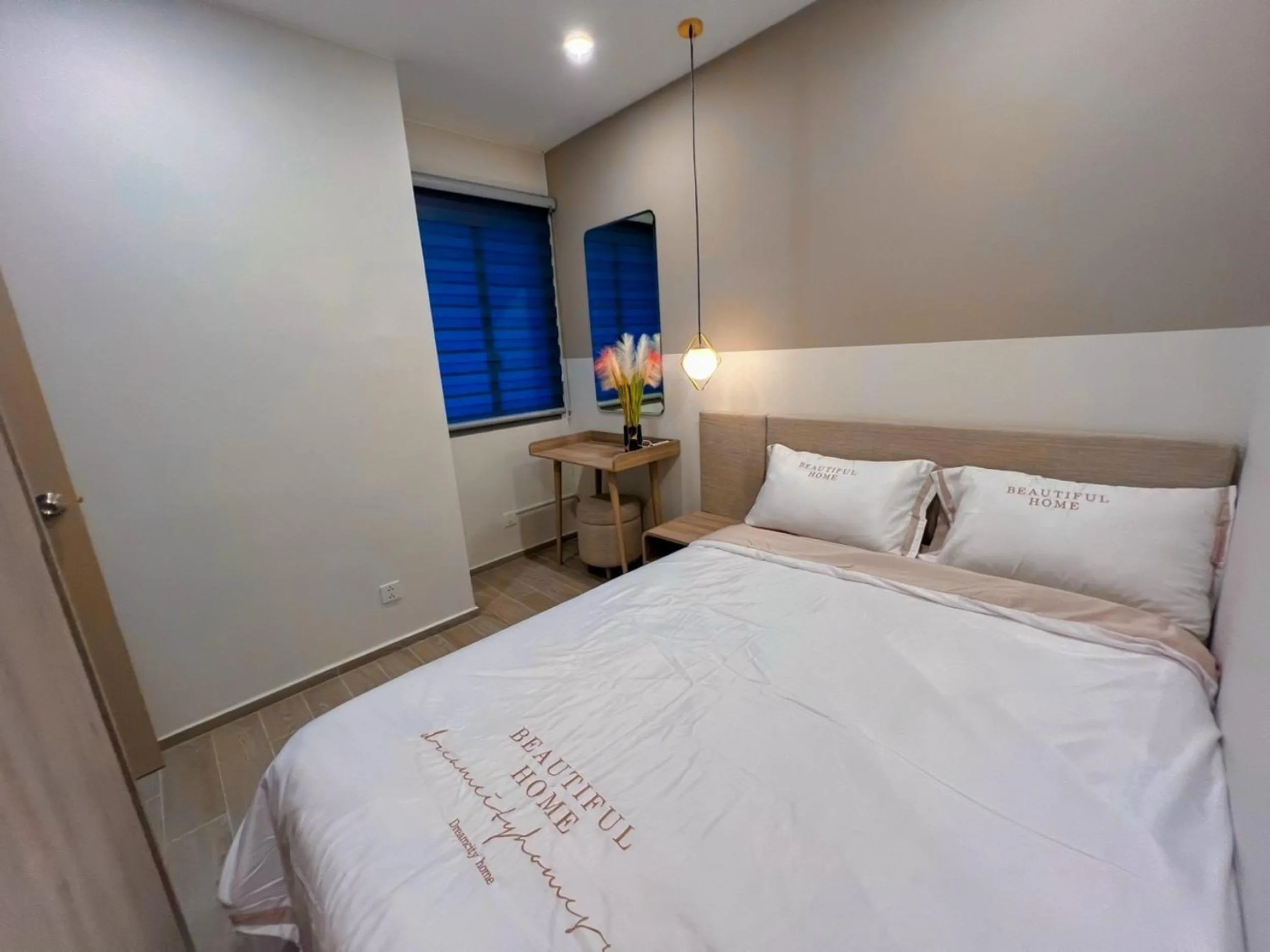 Bed in The Sóng apartment