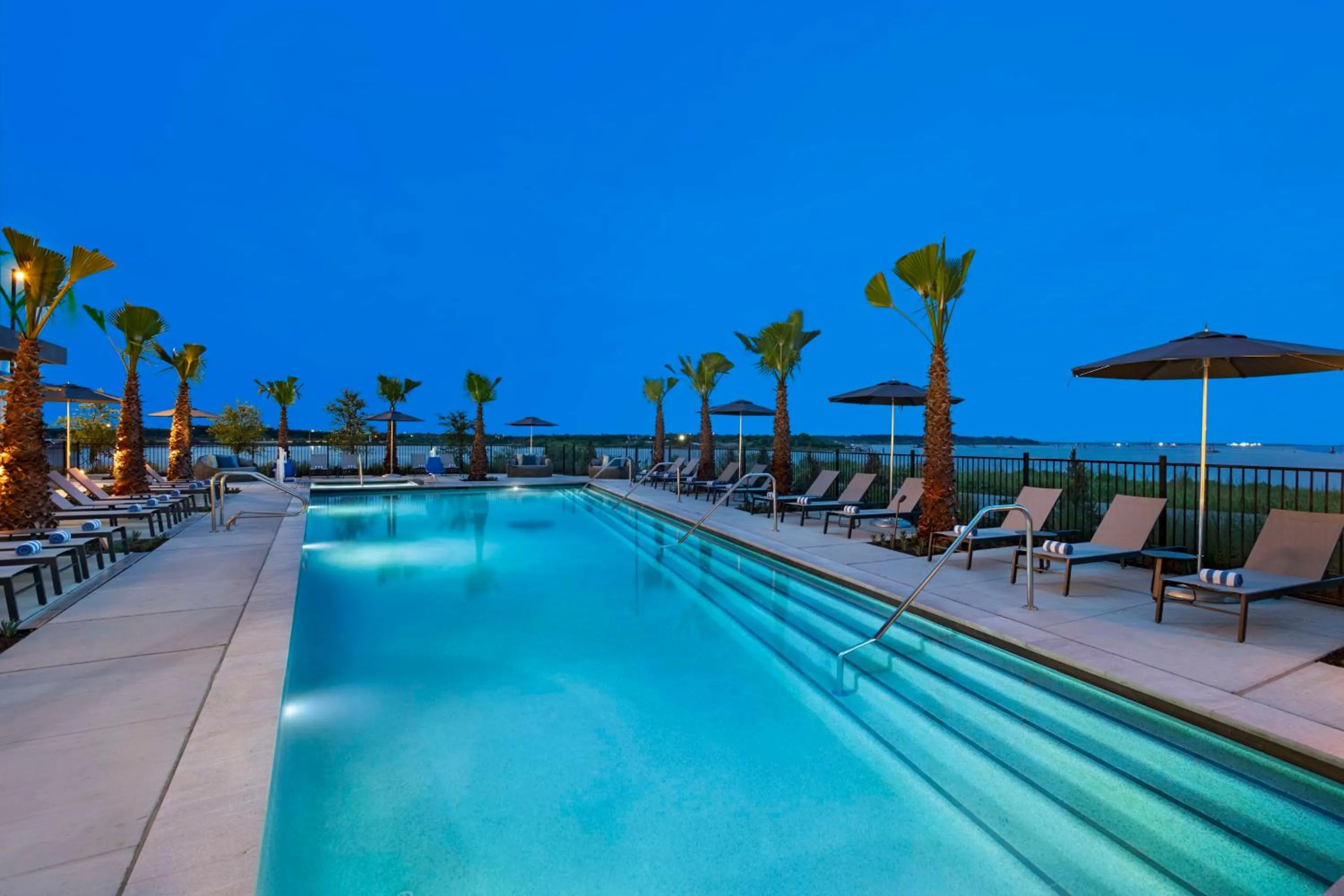 Swimming pool in Hyatt Regency Baytown-Houston