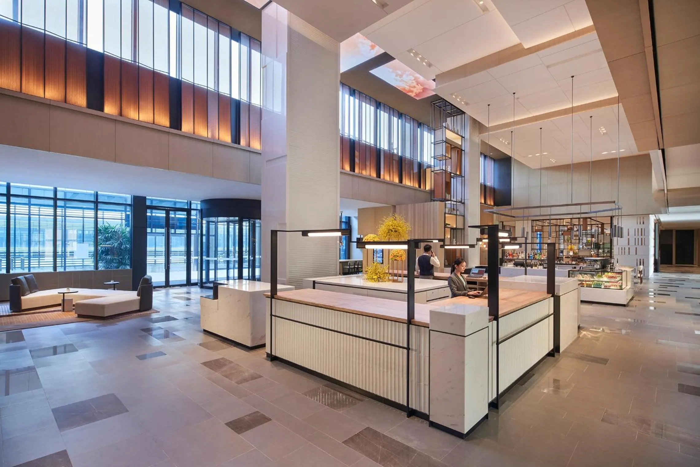 Lobby or reception in Hyatt Place Hangzhou International Airport