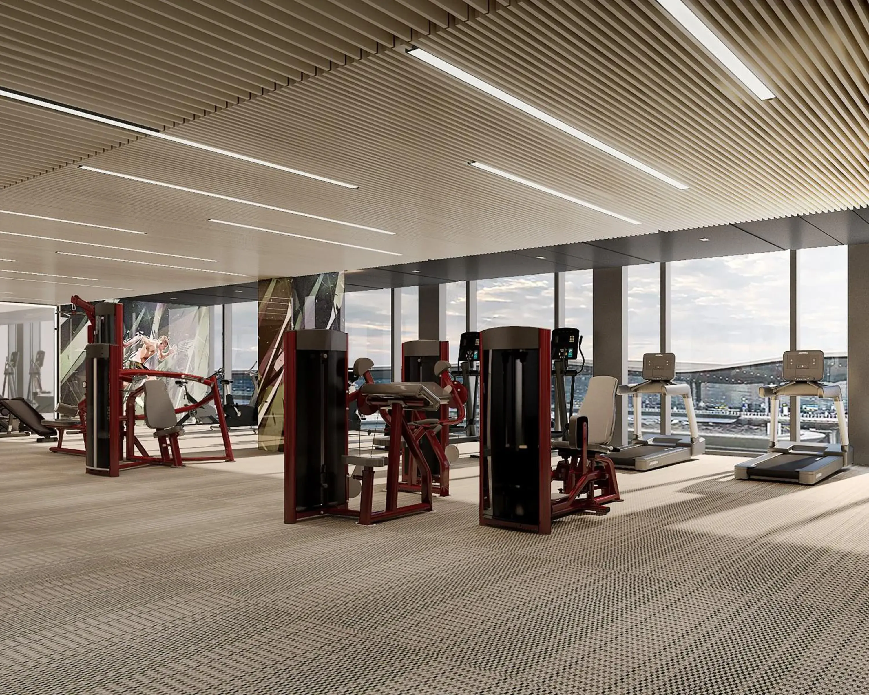 Fitness centre/facilities in Hyatt Place Hangzhou International Airport Fitness centre/facilities in Hyatt Place Hangzhou International Airport