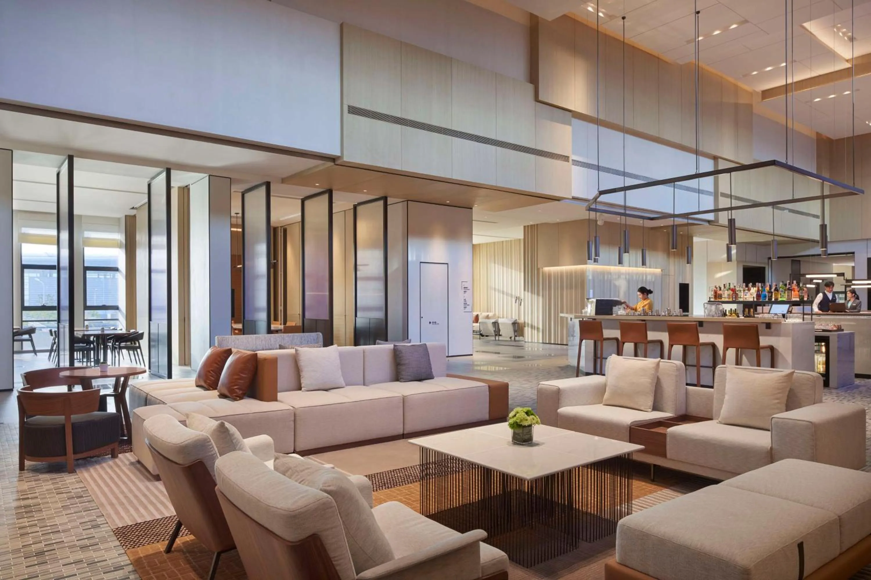 Lobby or reception in Hyatt Place Hangzhou International Airport