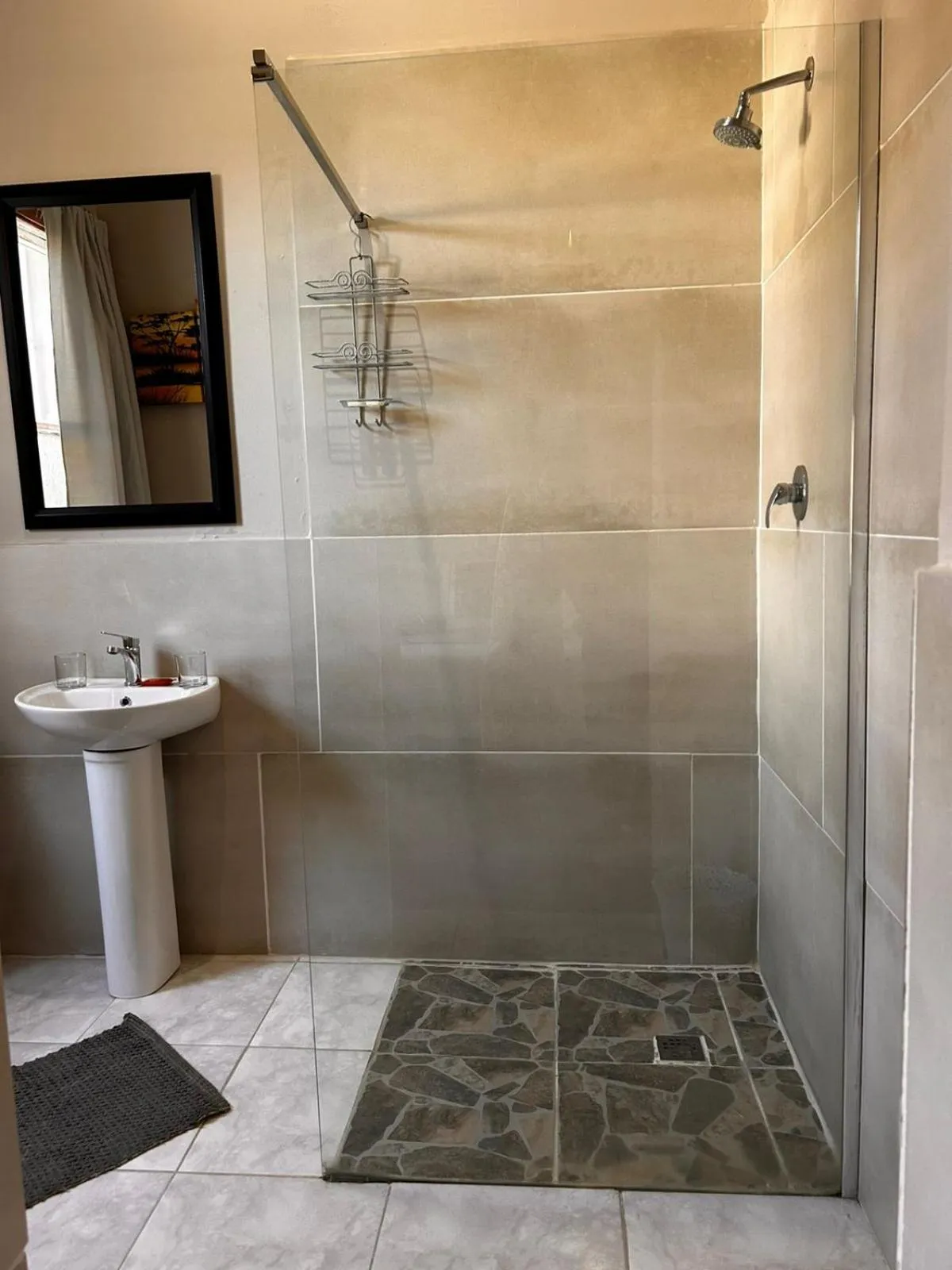 Shower in Lindela House