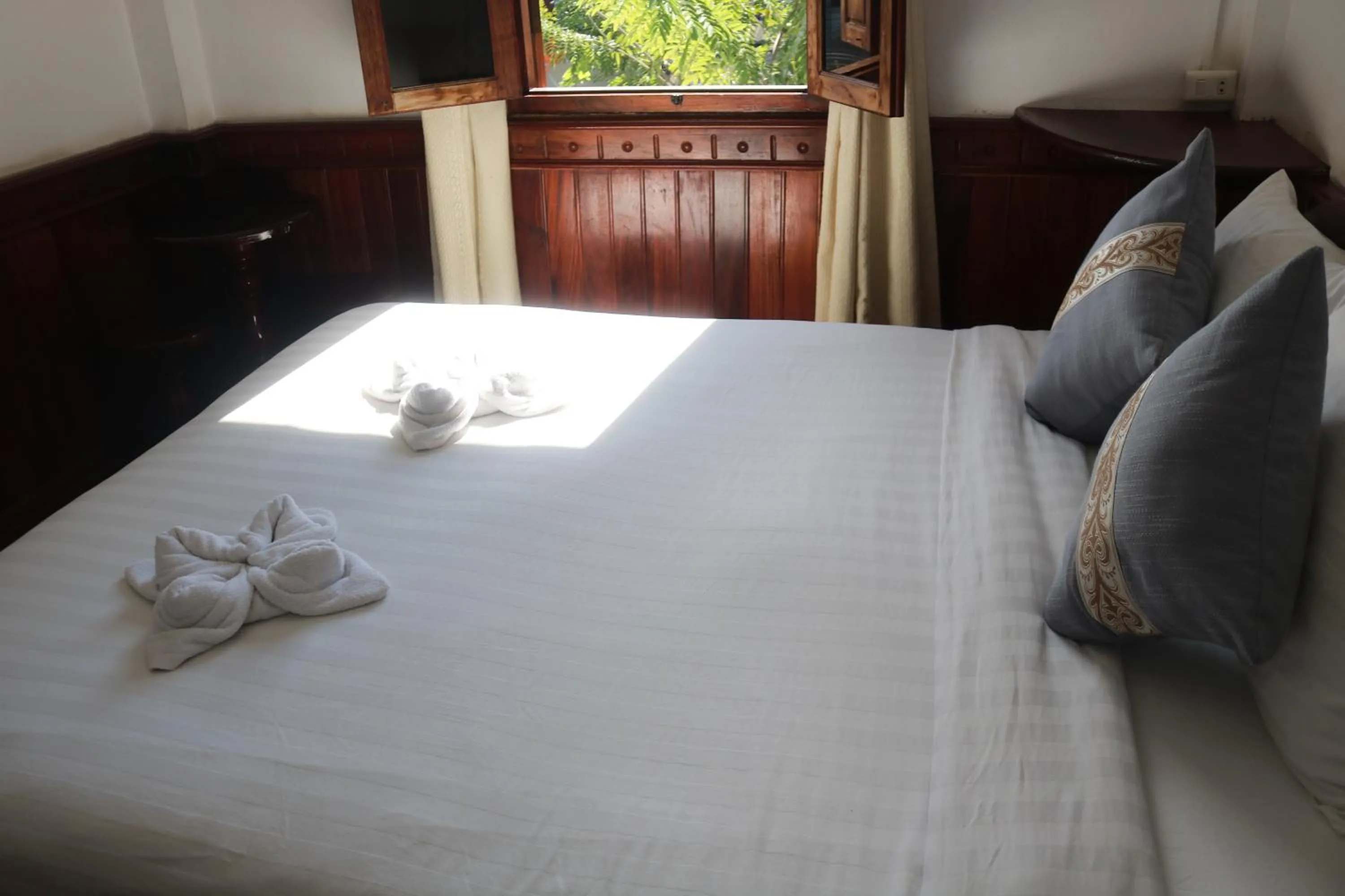 Bed in Moon's house LuangPrabang