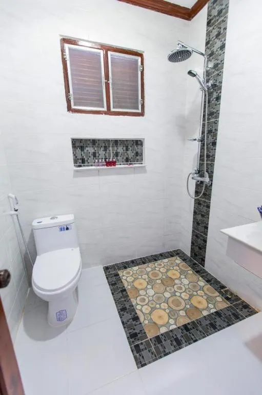 Shower in Moon's house LuangPrabang