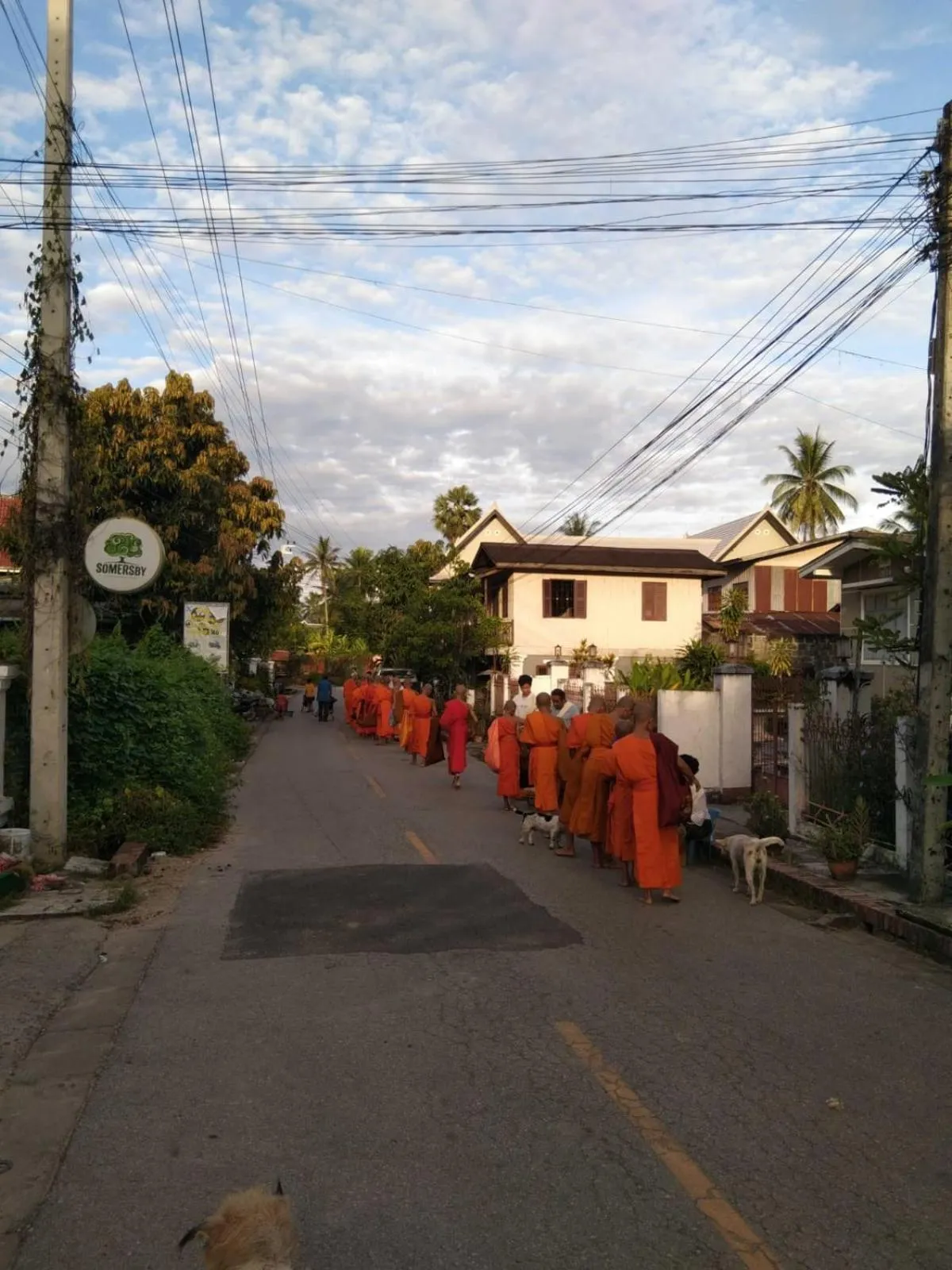 Activities in Moon's house LuangPrabang