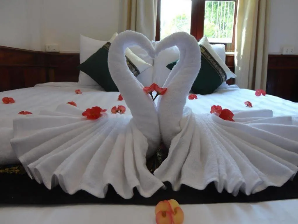 Bed in Moon's house LuangPrabang