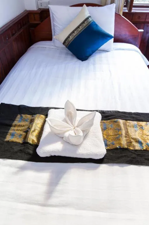 Bed in Moon's house LuangPrabang