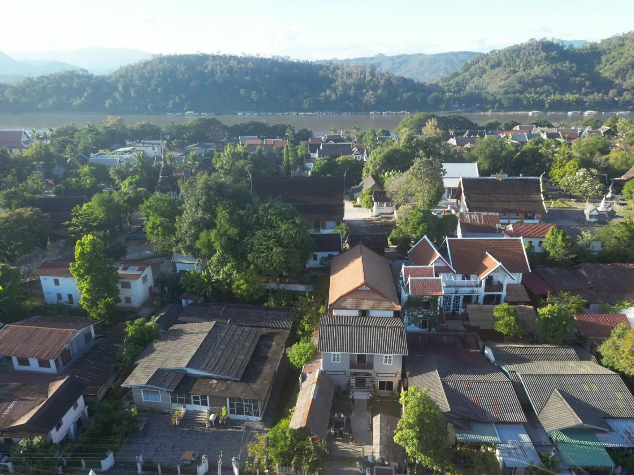 Natural landscape in Moon's house LuangPrabang