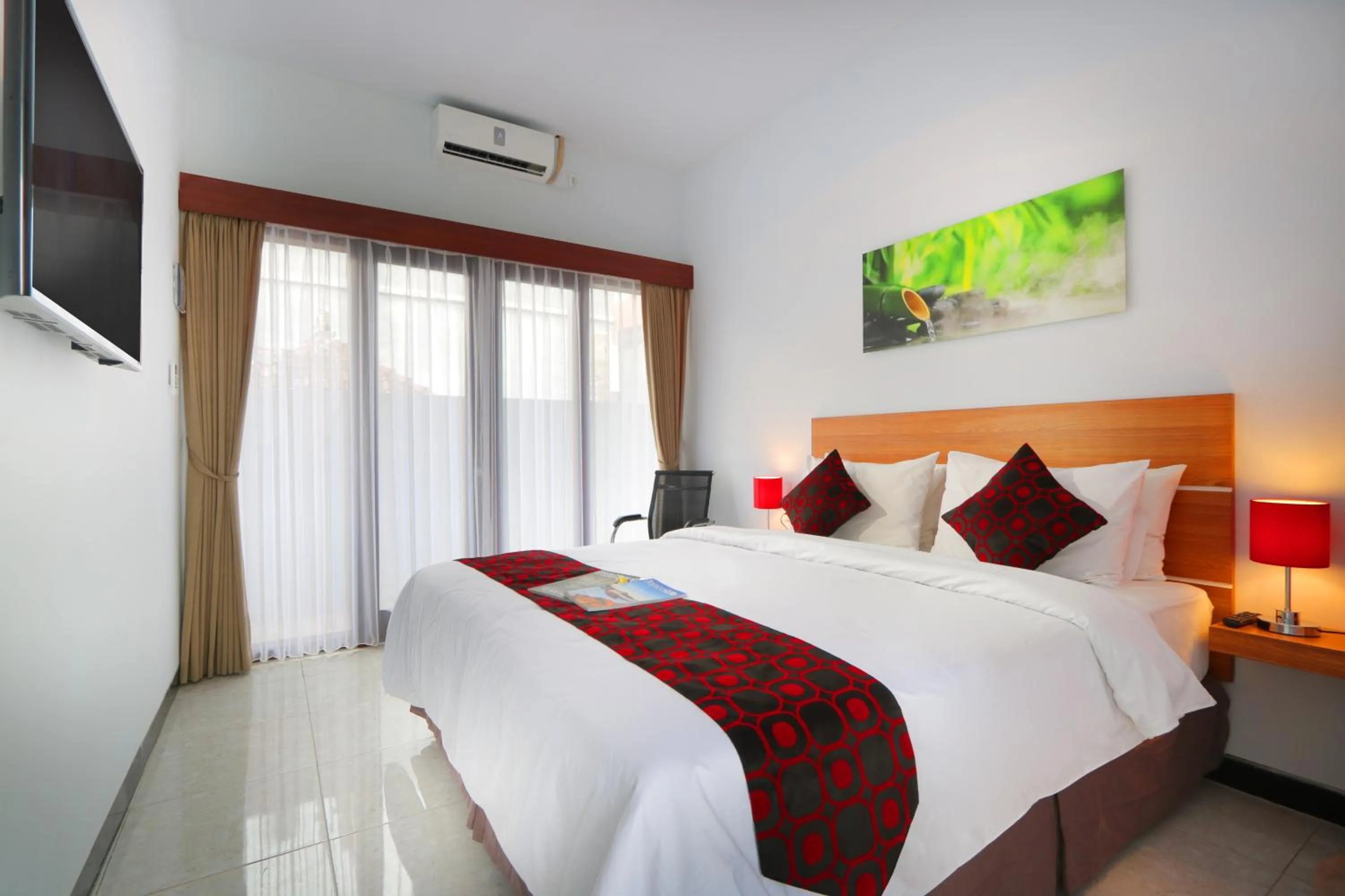 Bed in Valomia Guest House