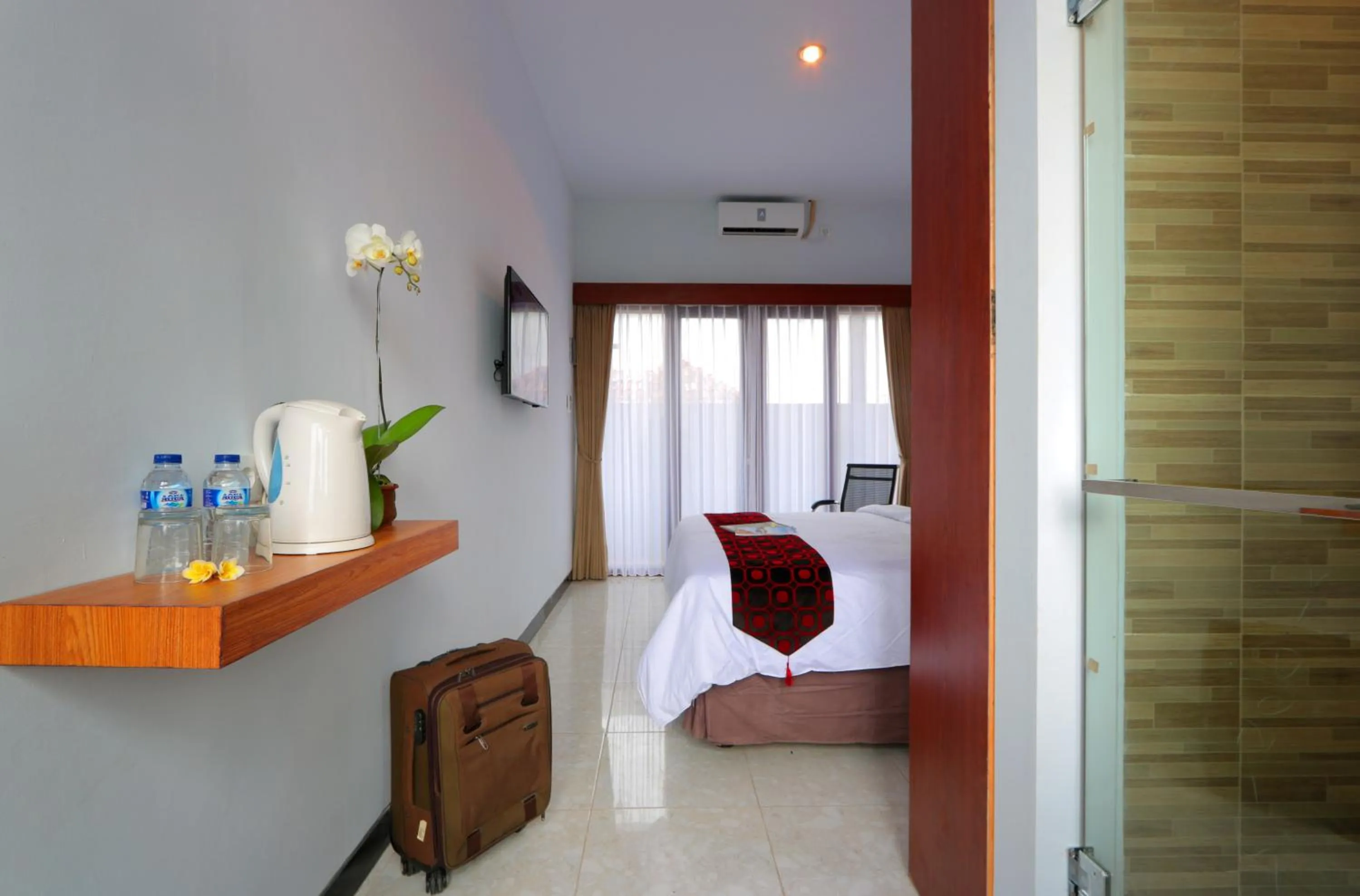 Bed in Valomia Guest House