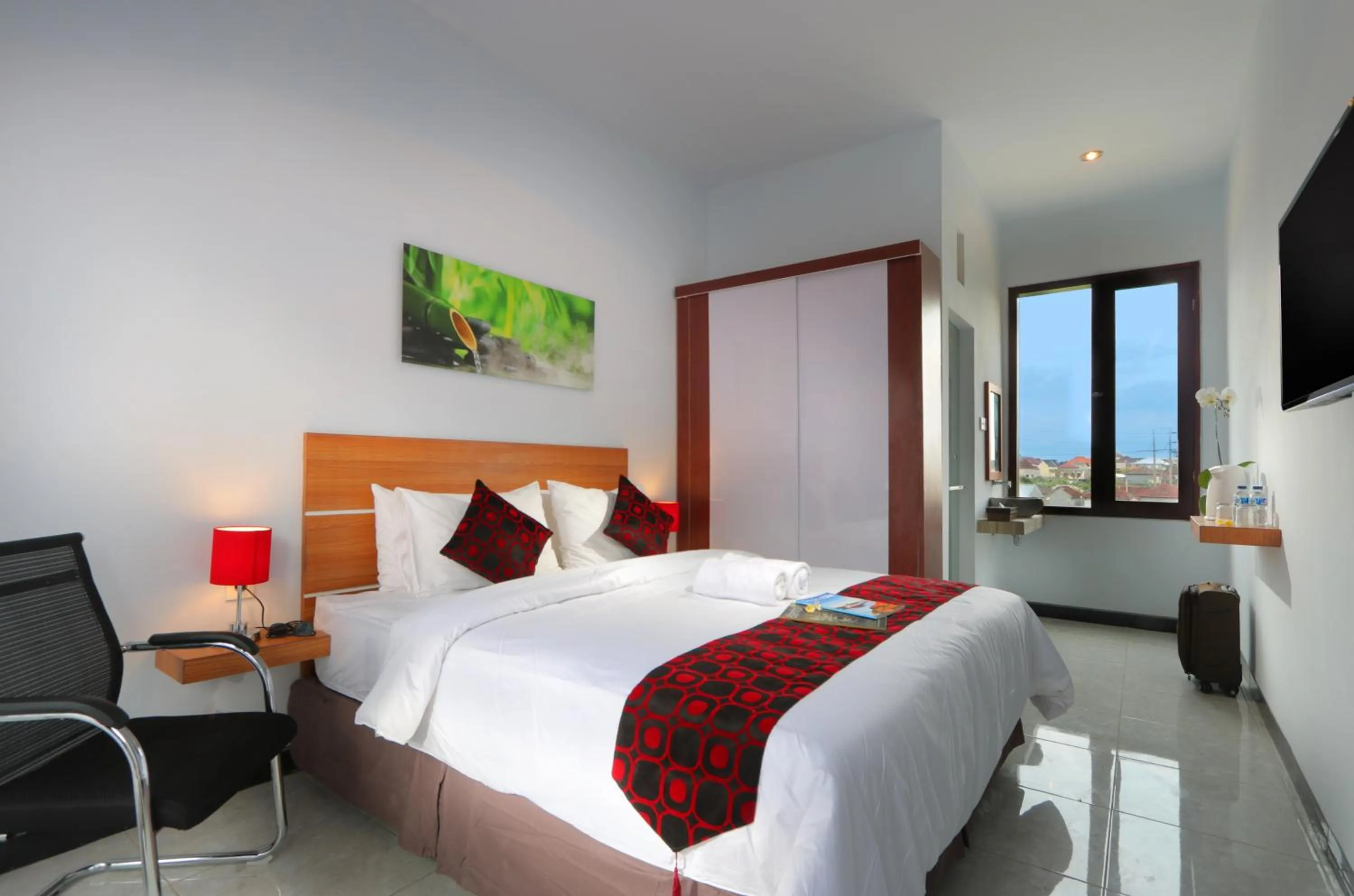 Bed in Valomia Guest House