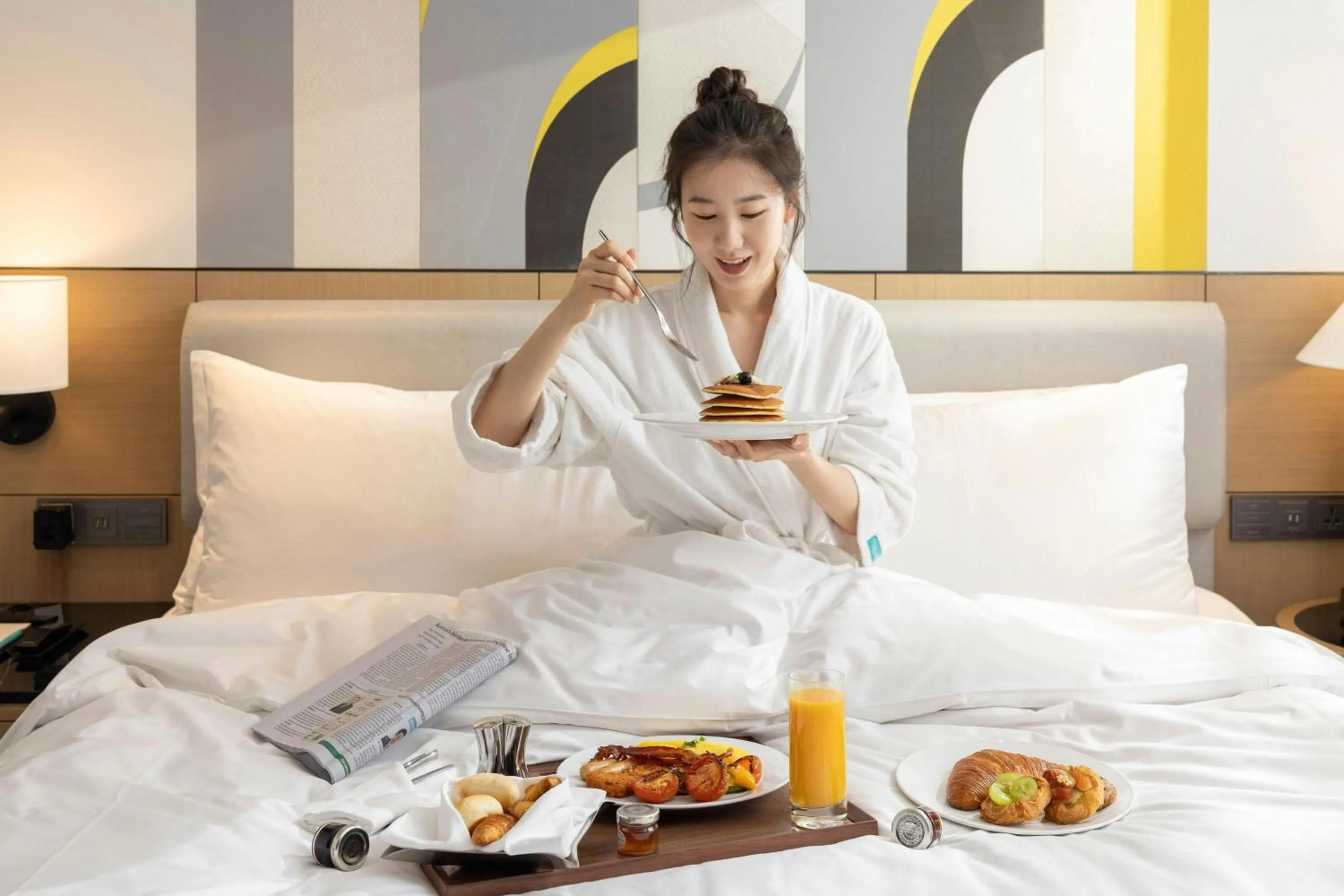 Breakfast, Bed in Le Meridien Seoul Myeongdong