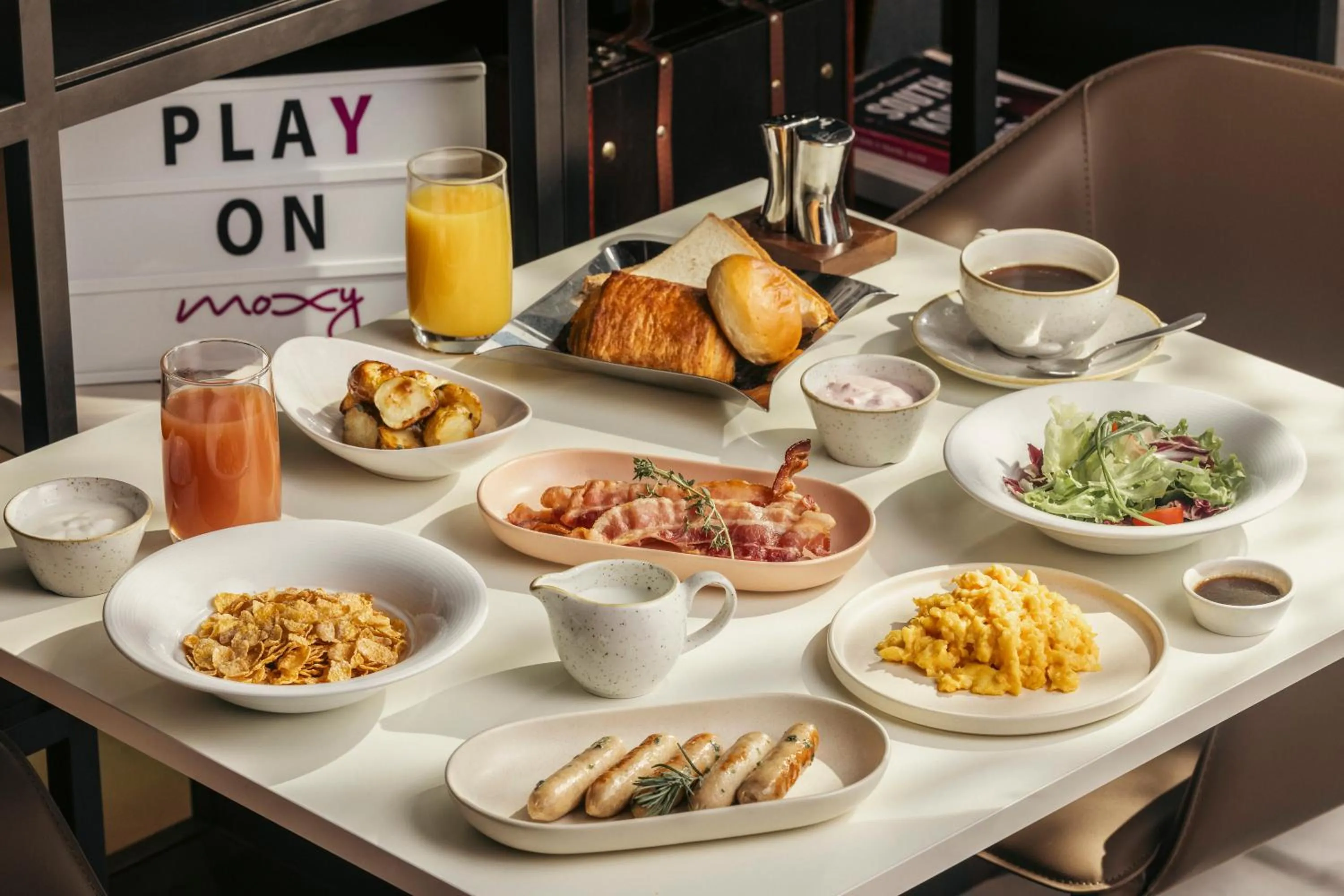 Breakfast in Moxy Seoul Myeongdong