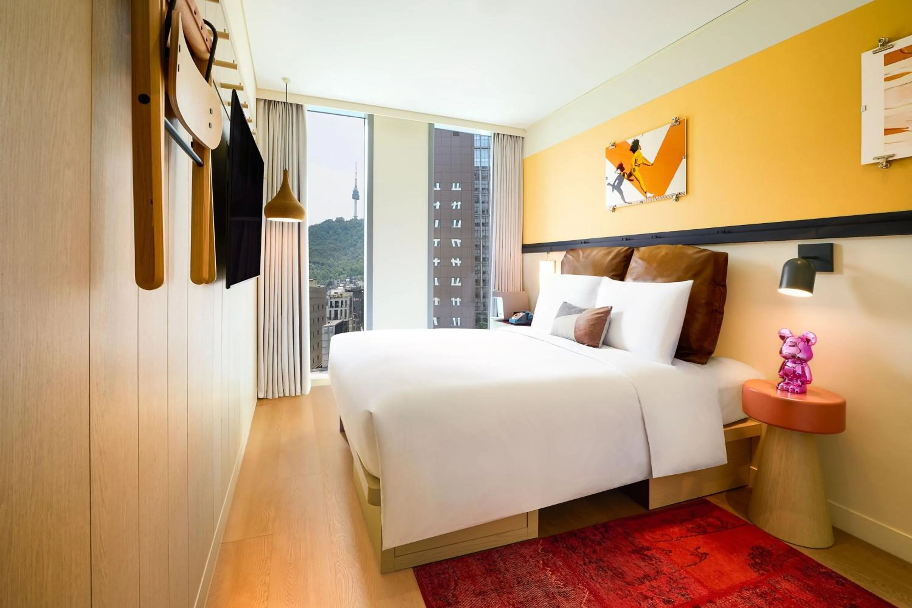 Photo of the whole room, Bed in Moxy Seoul Myeongdong