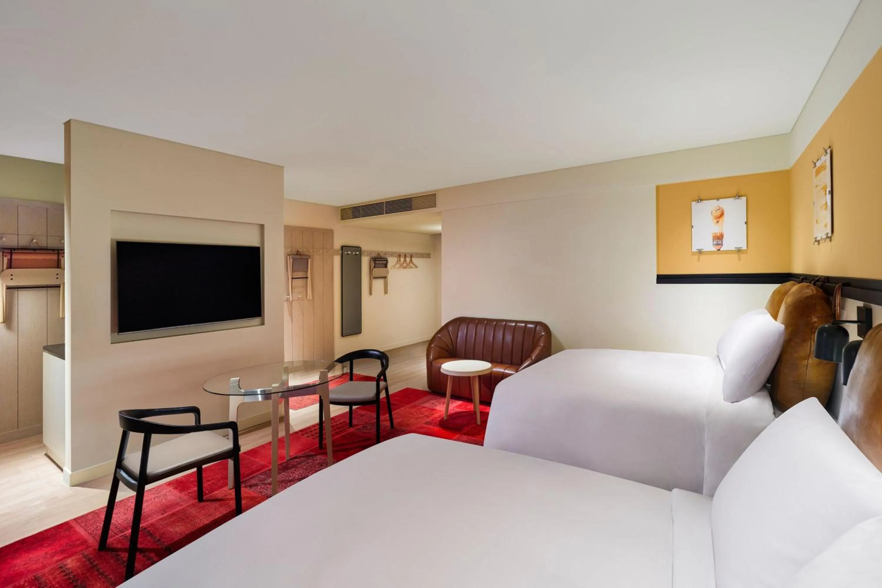 Photo of the whole room, Bed in Moxy Seoul Myeongdong