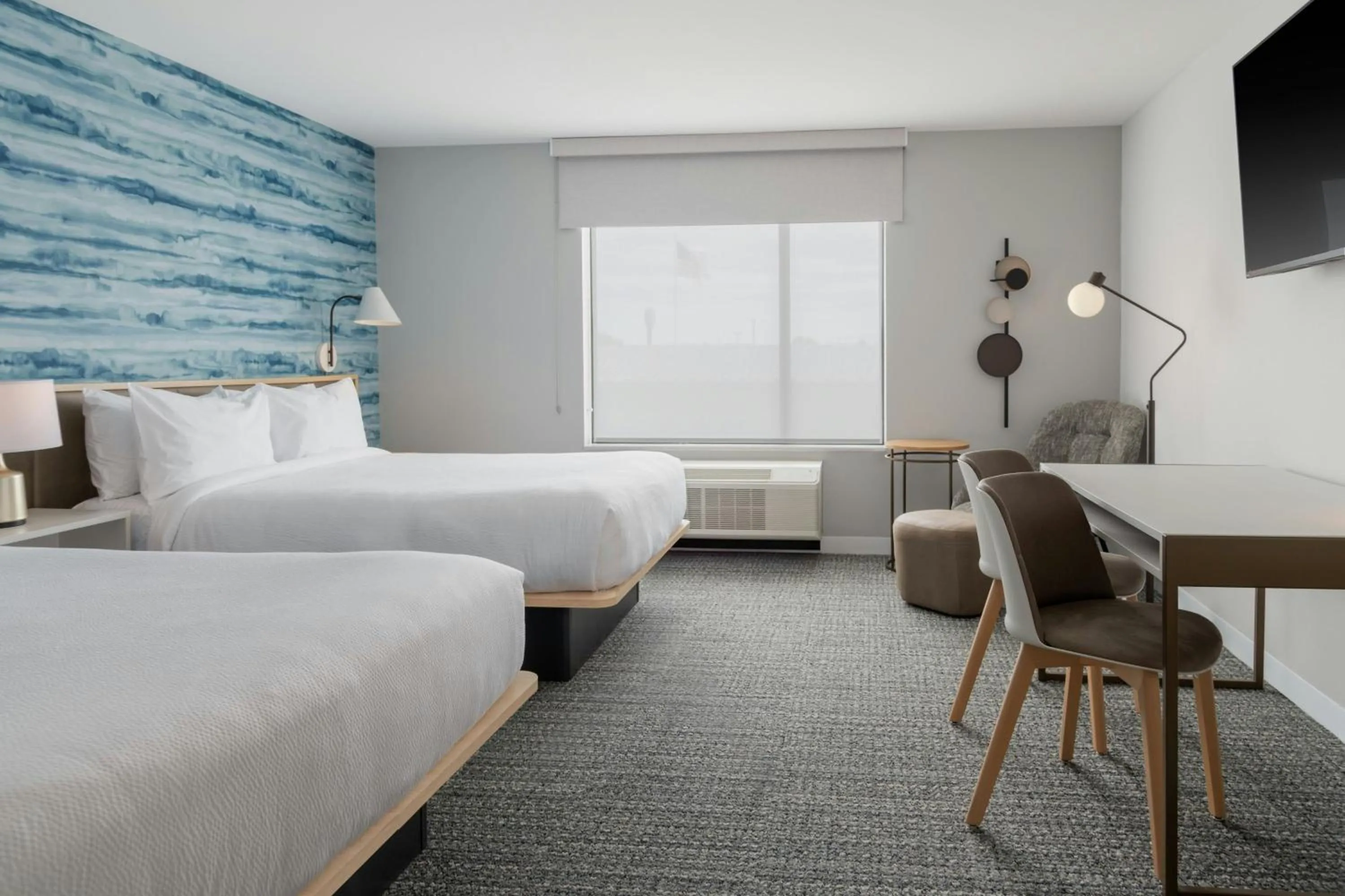 Kitchen or kitchenette, Bed in TownePlace Suites by Marriott Norfolk