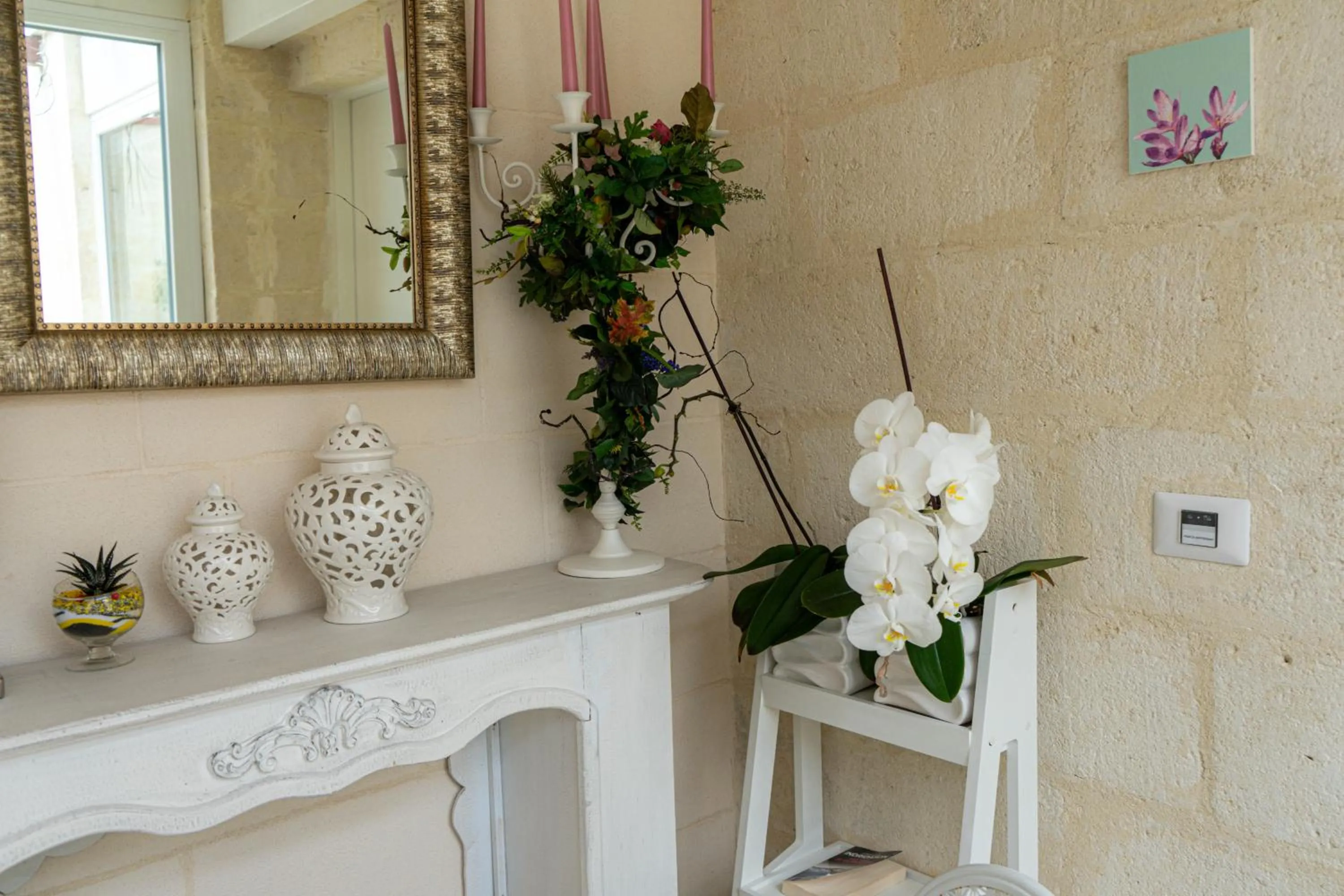 Decorative detail in Profumi di Primavera Luxury Rooms & Suite