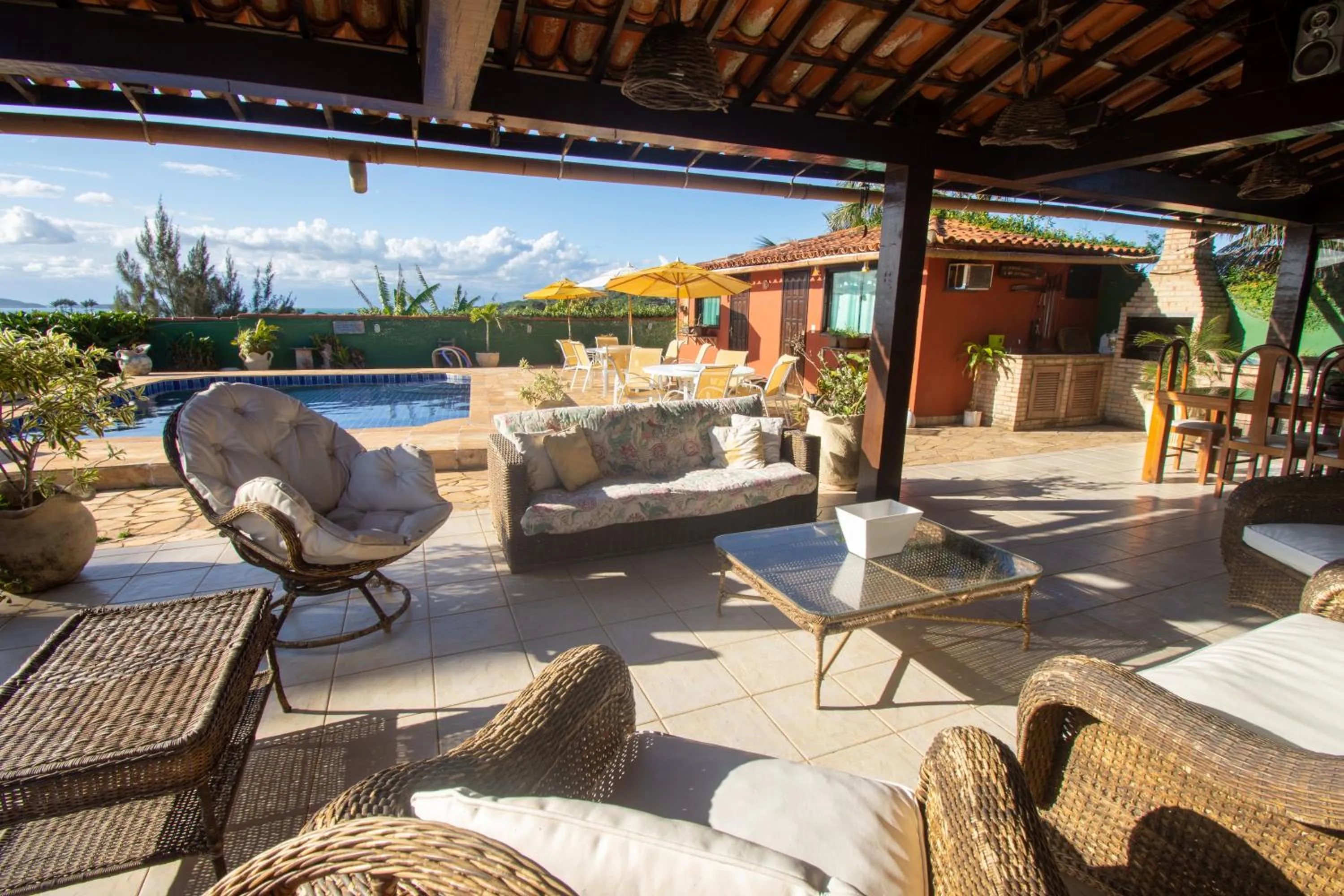 Patio in Pousada Bella Geriba Buzios