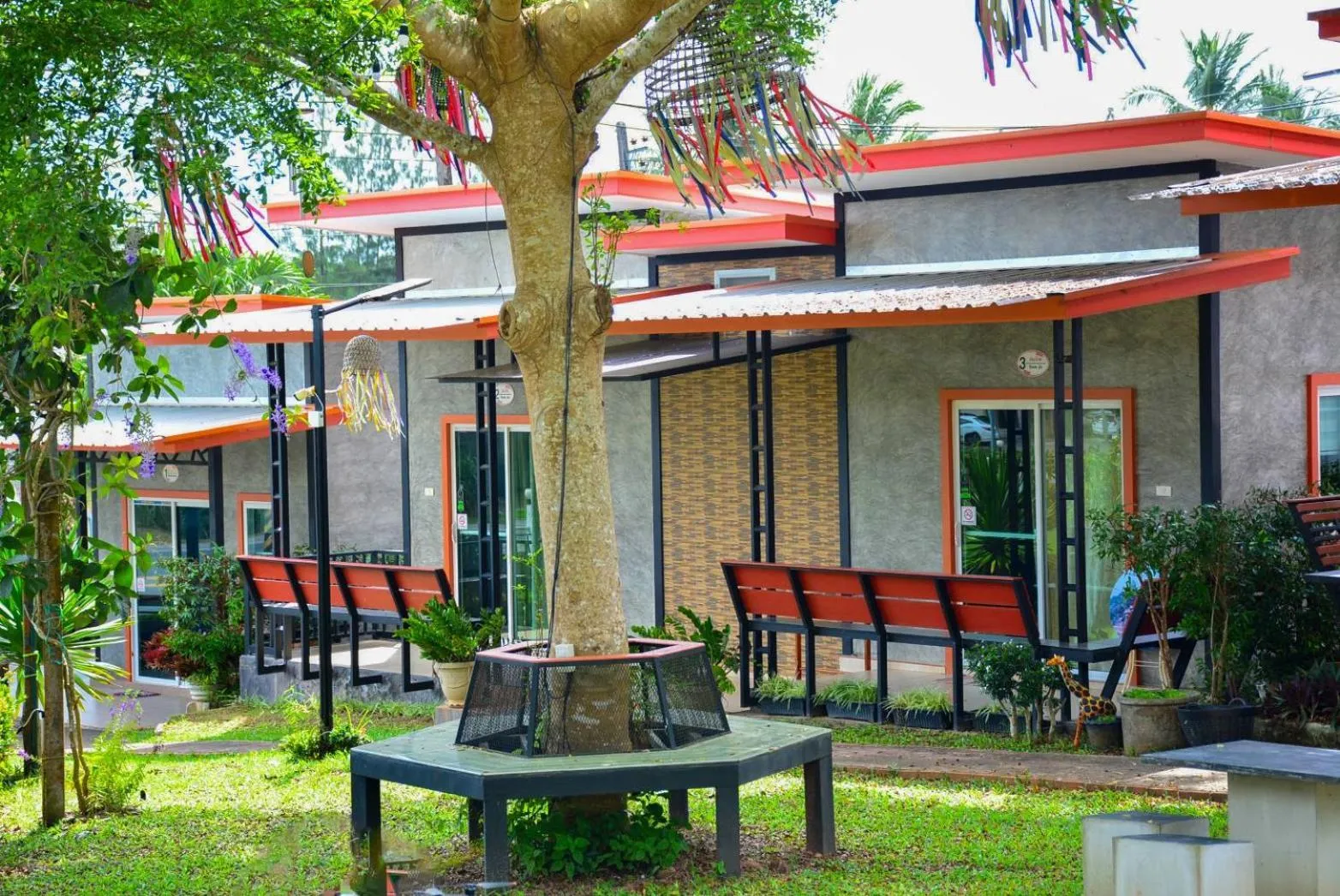 Garden view in Da-Kanda Boutique