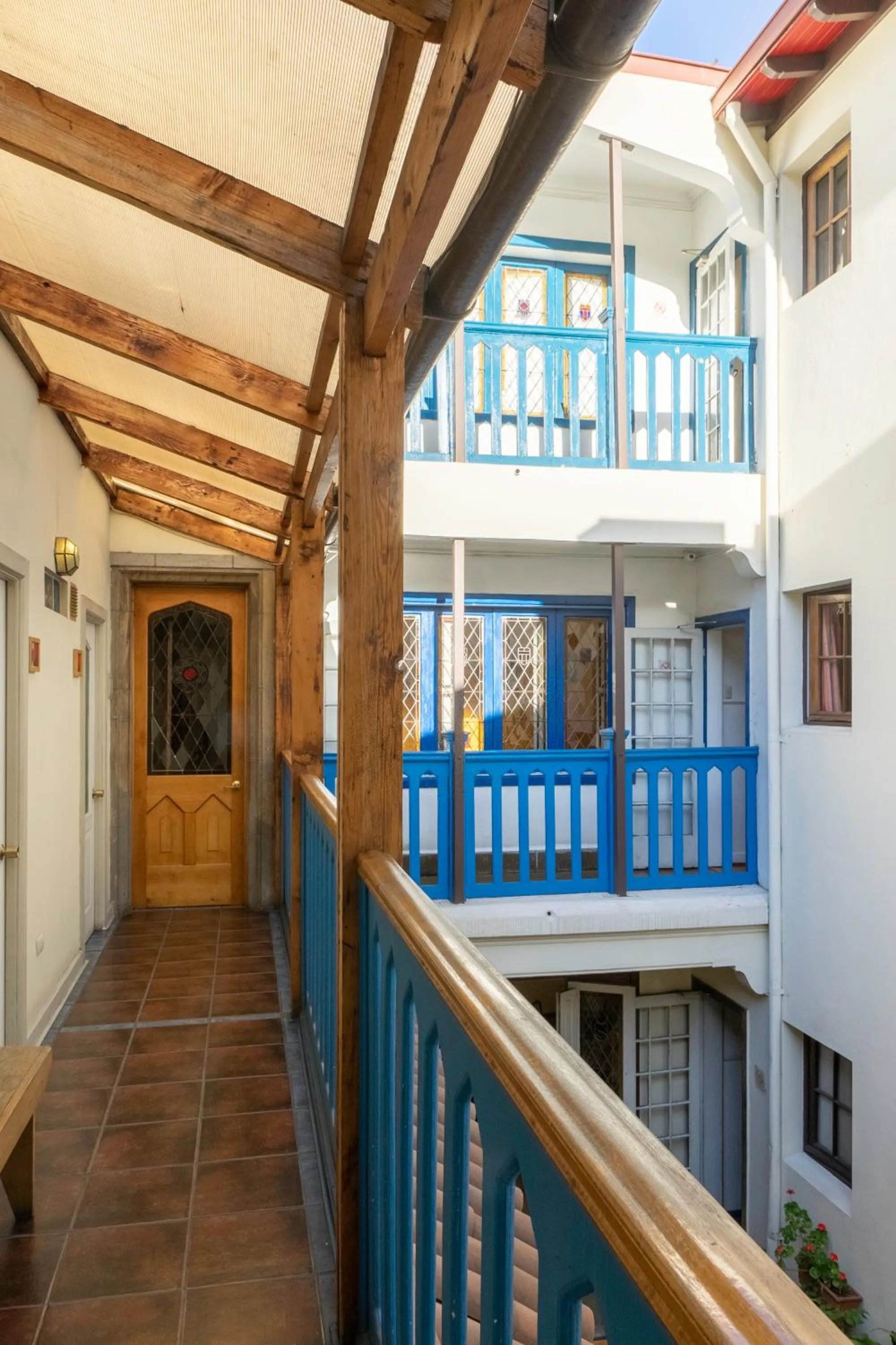 Balcony/Terrace in Hostal Rio Amazonas