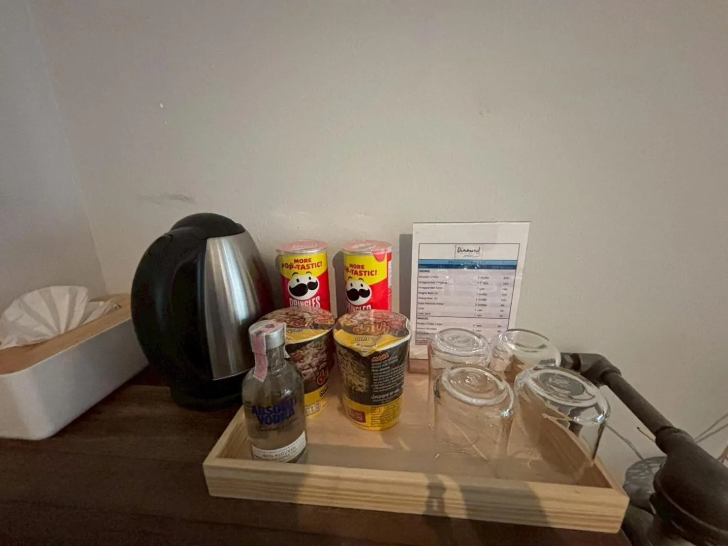 minibar in Diamond Beach Resort