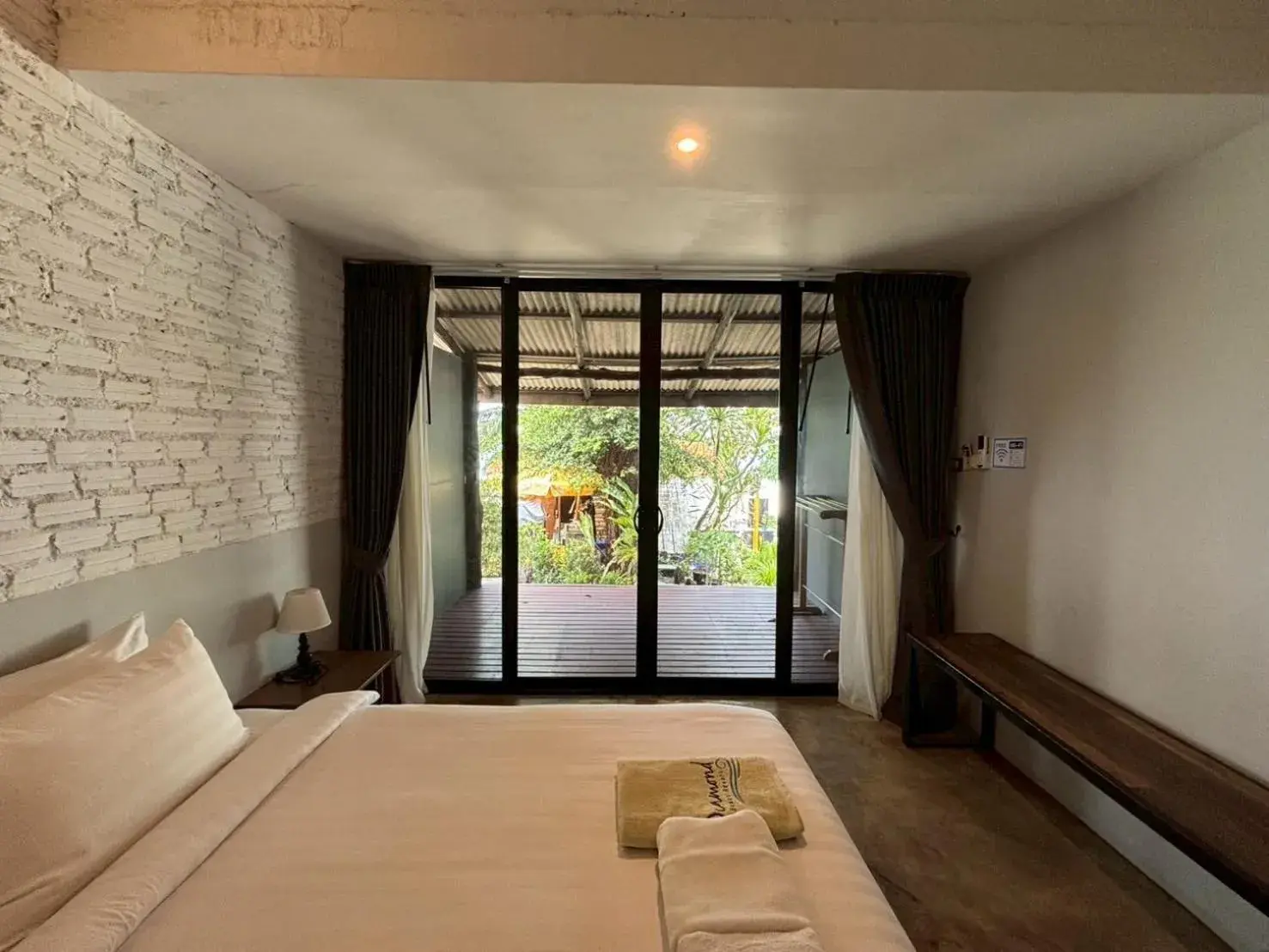 View (from property/room), Bed in Diamond Beach Resort View (from property/room), Bed in Diamond Beach Resort