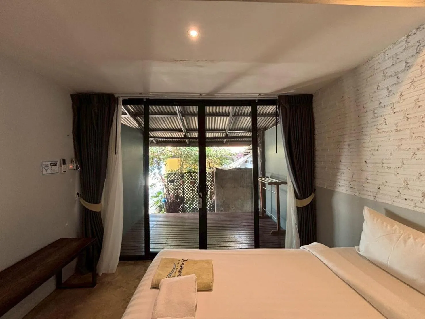 View (from property/room), Bed in Diamond Beach Resort