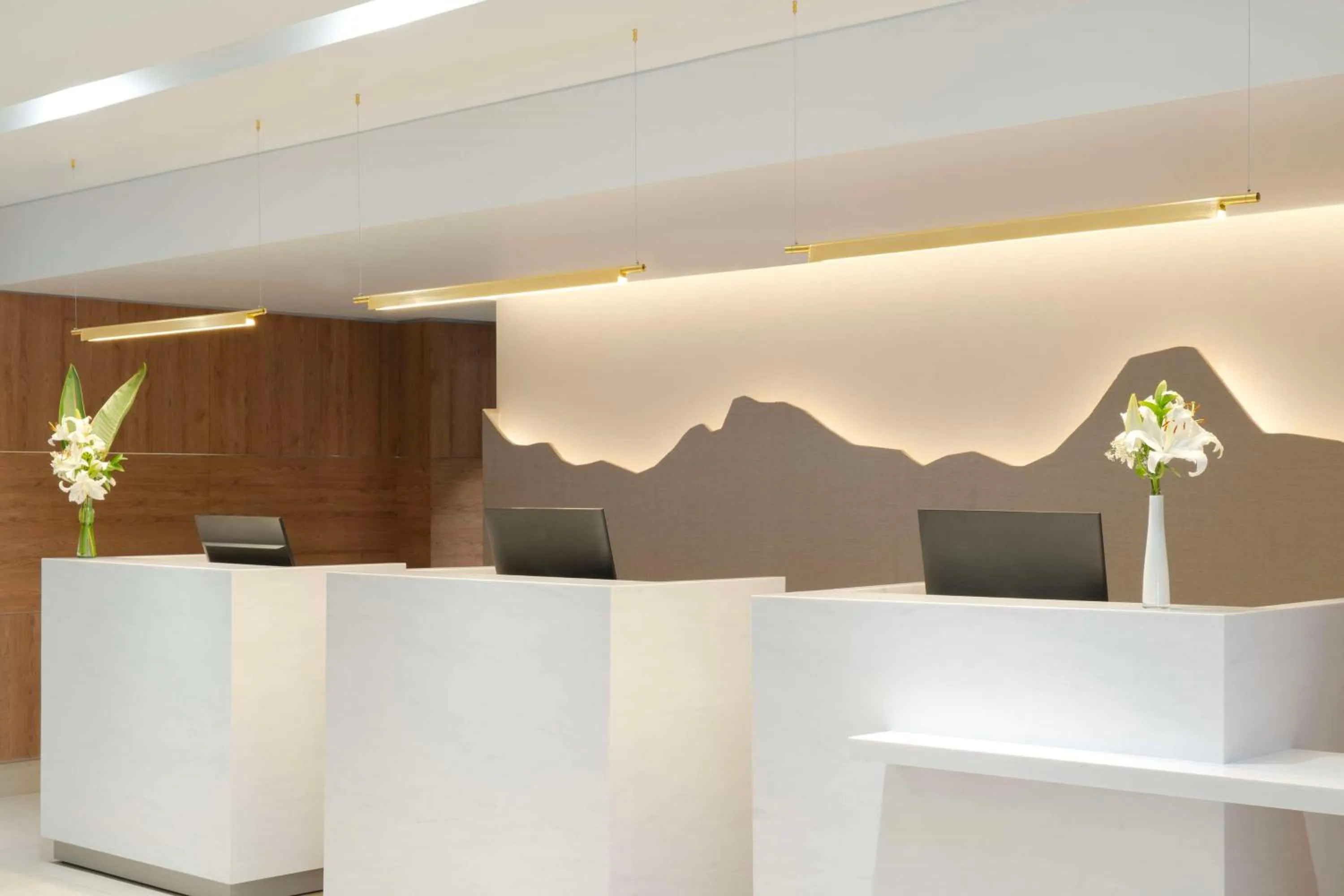 Lobby or reception in NH Ciudad de Santiago