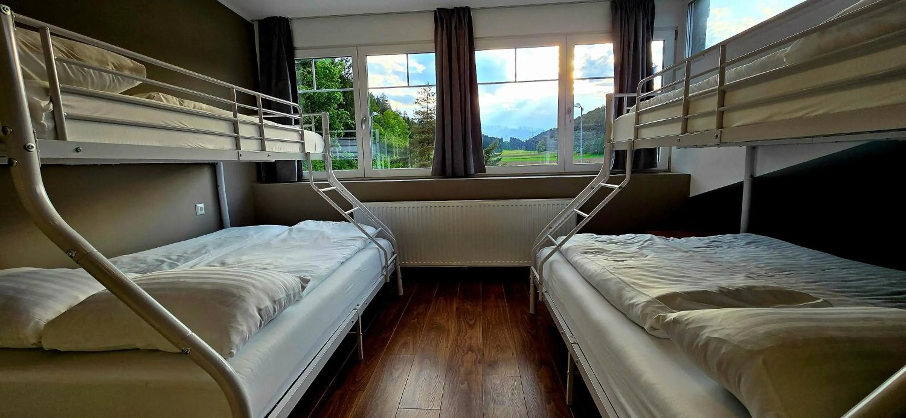 Bed in The Art and Sporthotel